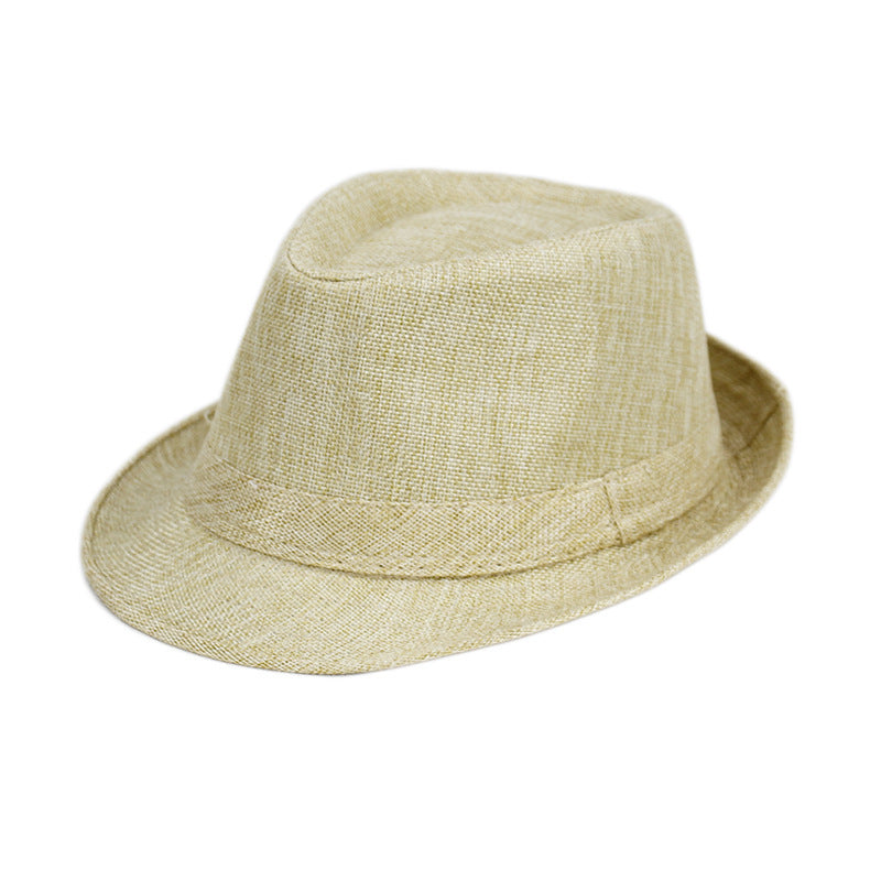 Summer Jazz Linen Straw Hat