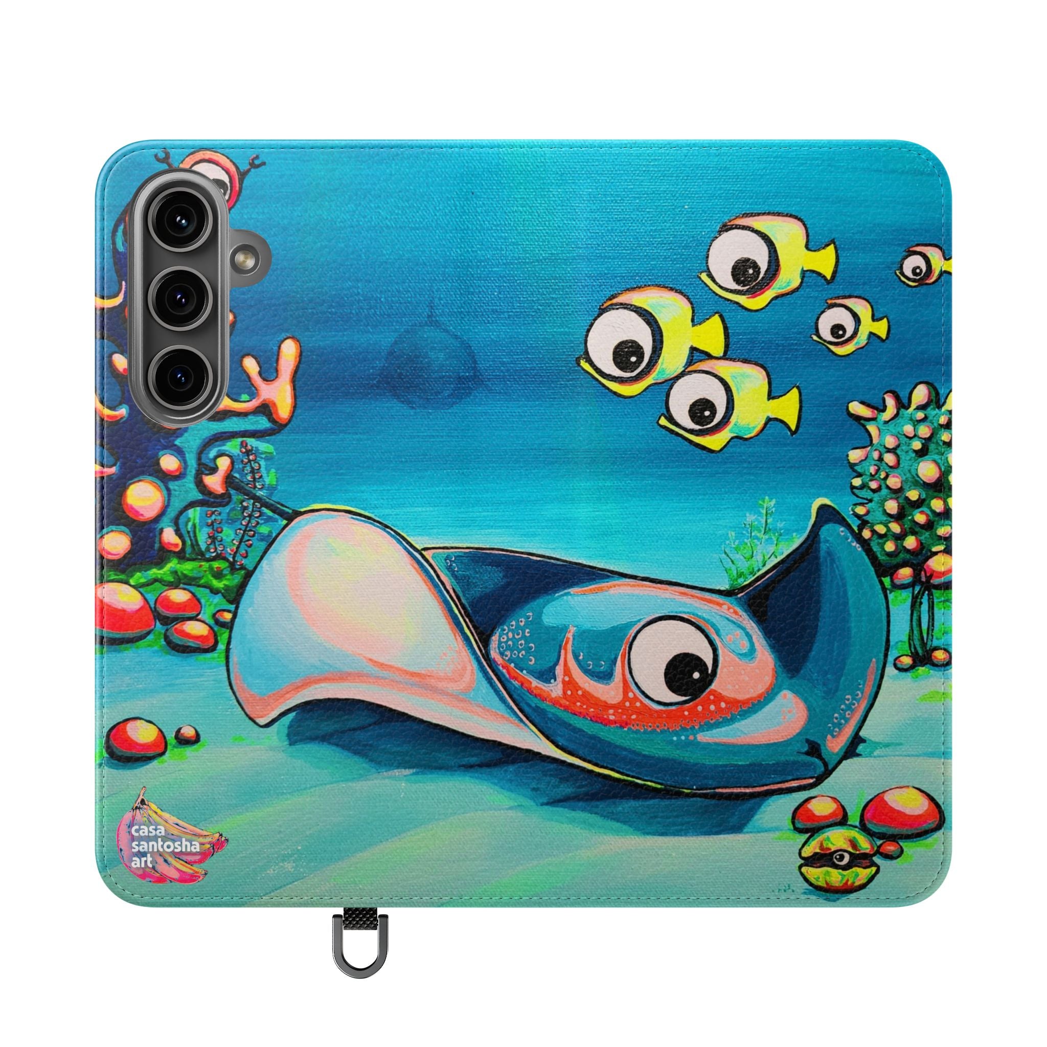 Cyclops Stingray Flip Phone Case – Wallet Cover with Card Slots