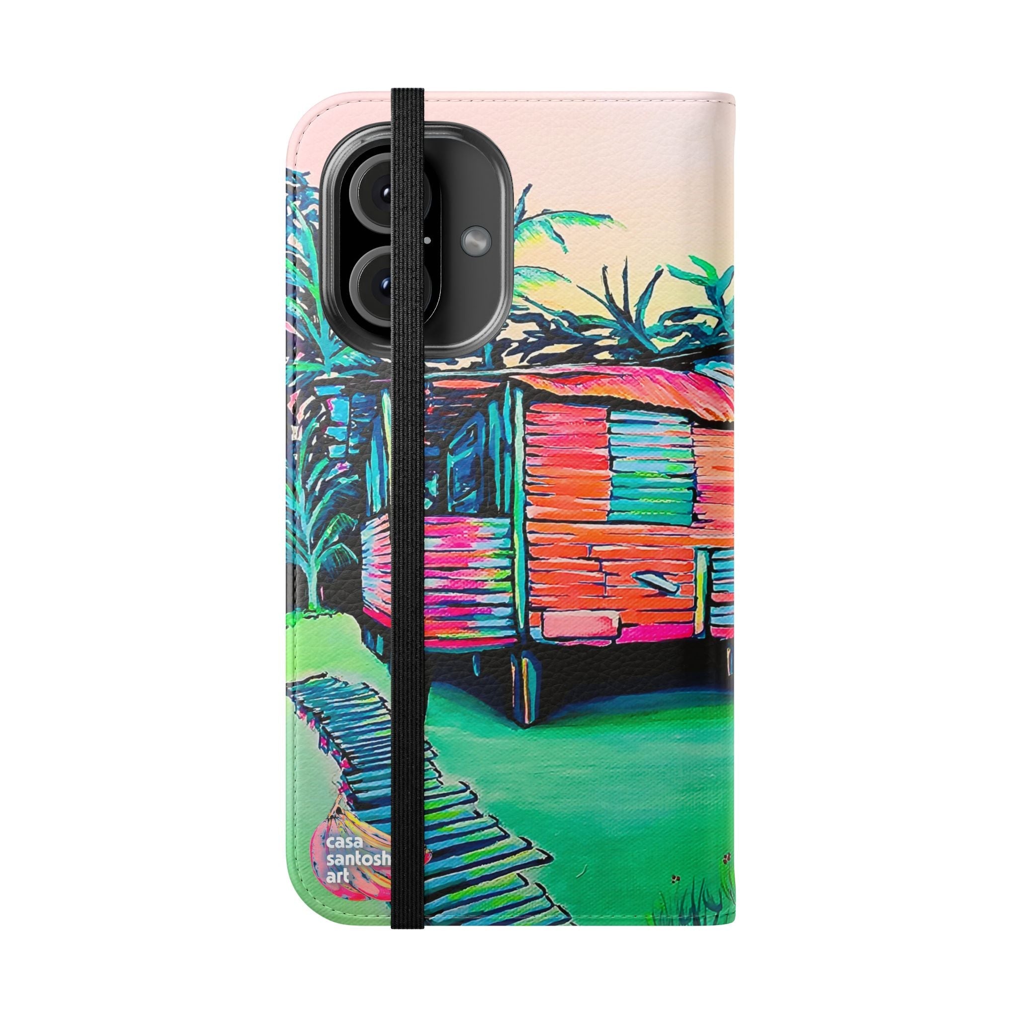 Luis Russell House Bocas Flip Phone Case – Wallet Cover with Card Slots
