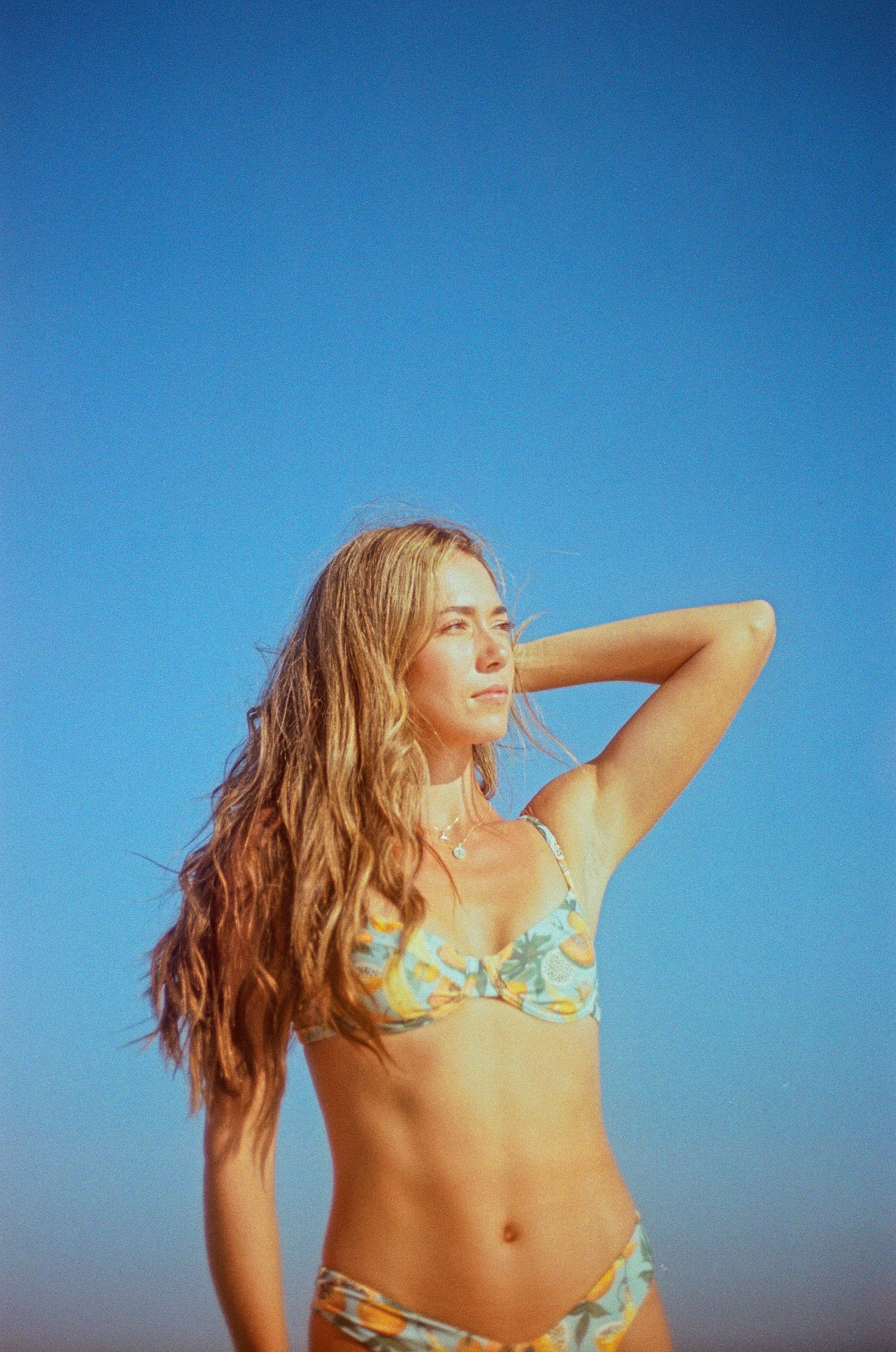 Lily Bikini Top In Papaya