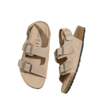 Leather Velcro Closure Sandals