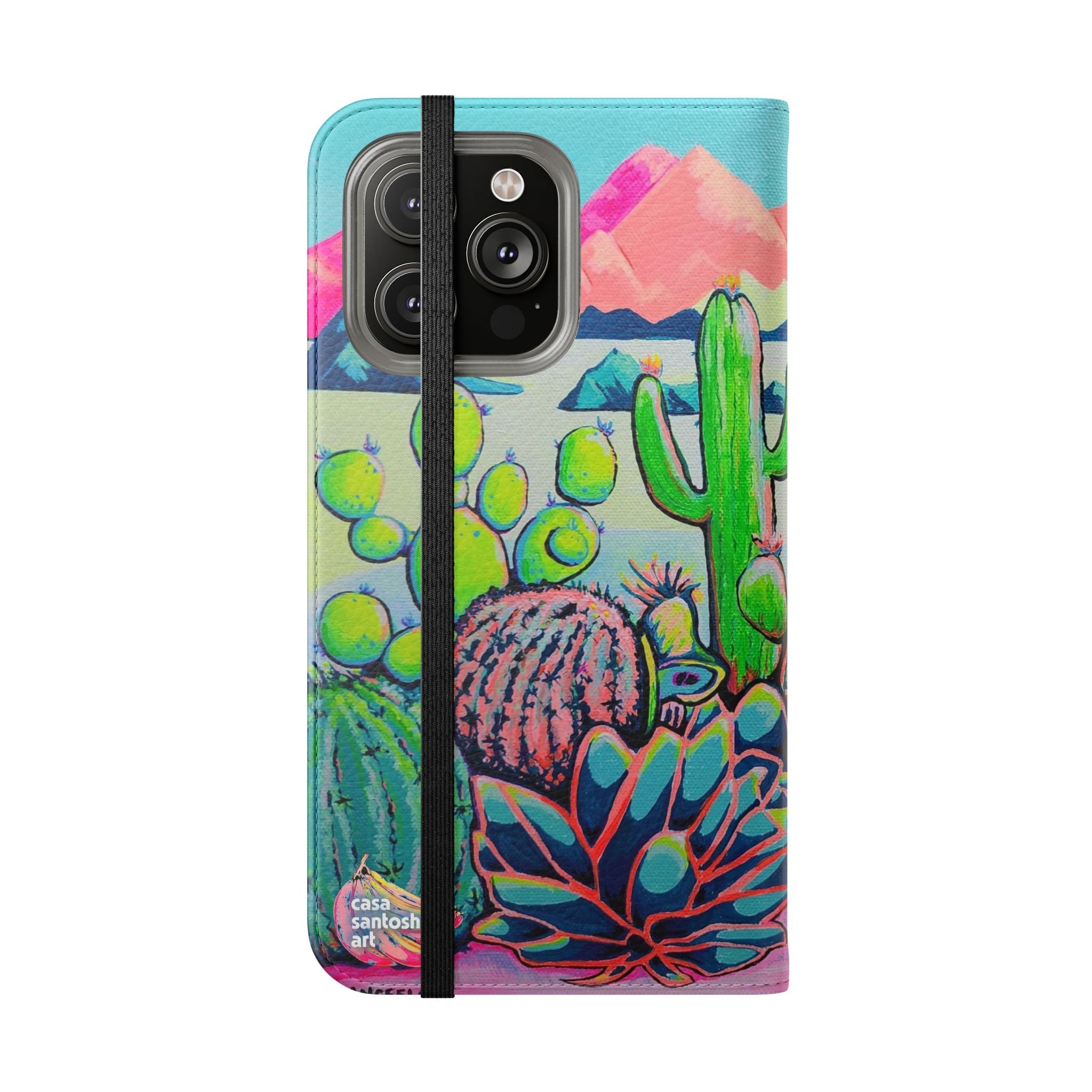 Cyclops Camel Flip Phone Case – Wallet Cover with Card Slots