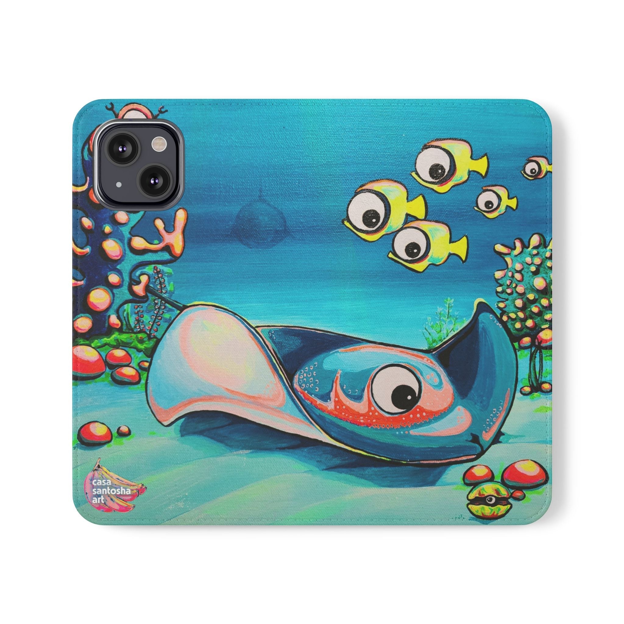 Cyclops Stingray Flip Phone Case – Wallet Cover with Card Slots