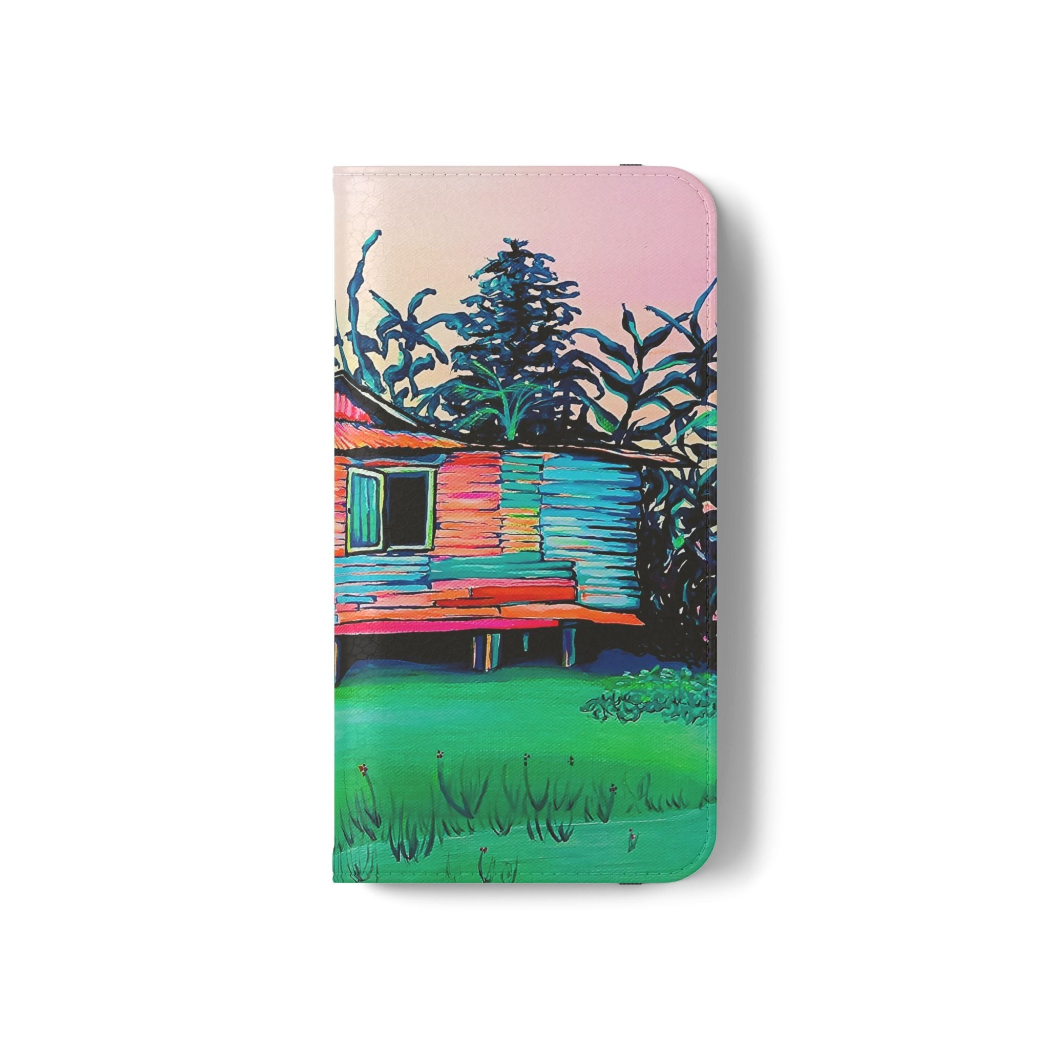 Luis Russell House Bocas Flip Phone Case – Wallet Cover with Card Slots