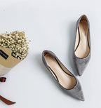 Pointed Toe Shallow Mouth Flats