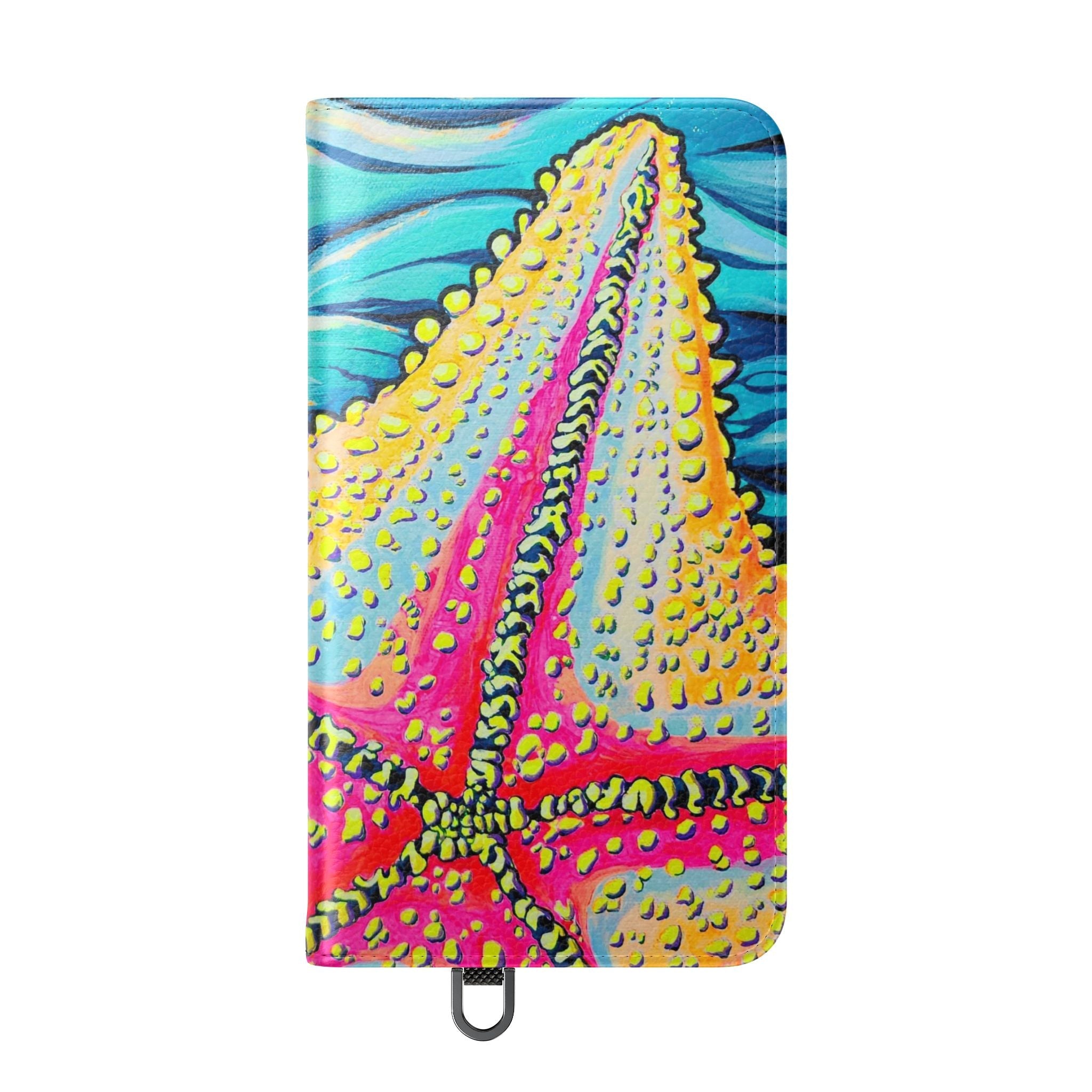 Starfish Beach Bocas Flip Phone Case – Wallet Cover with Card Slots