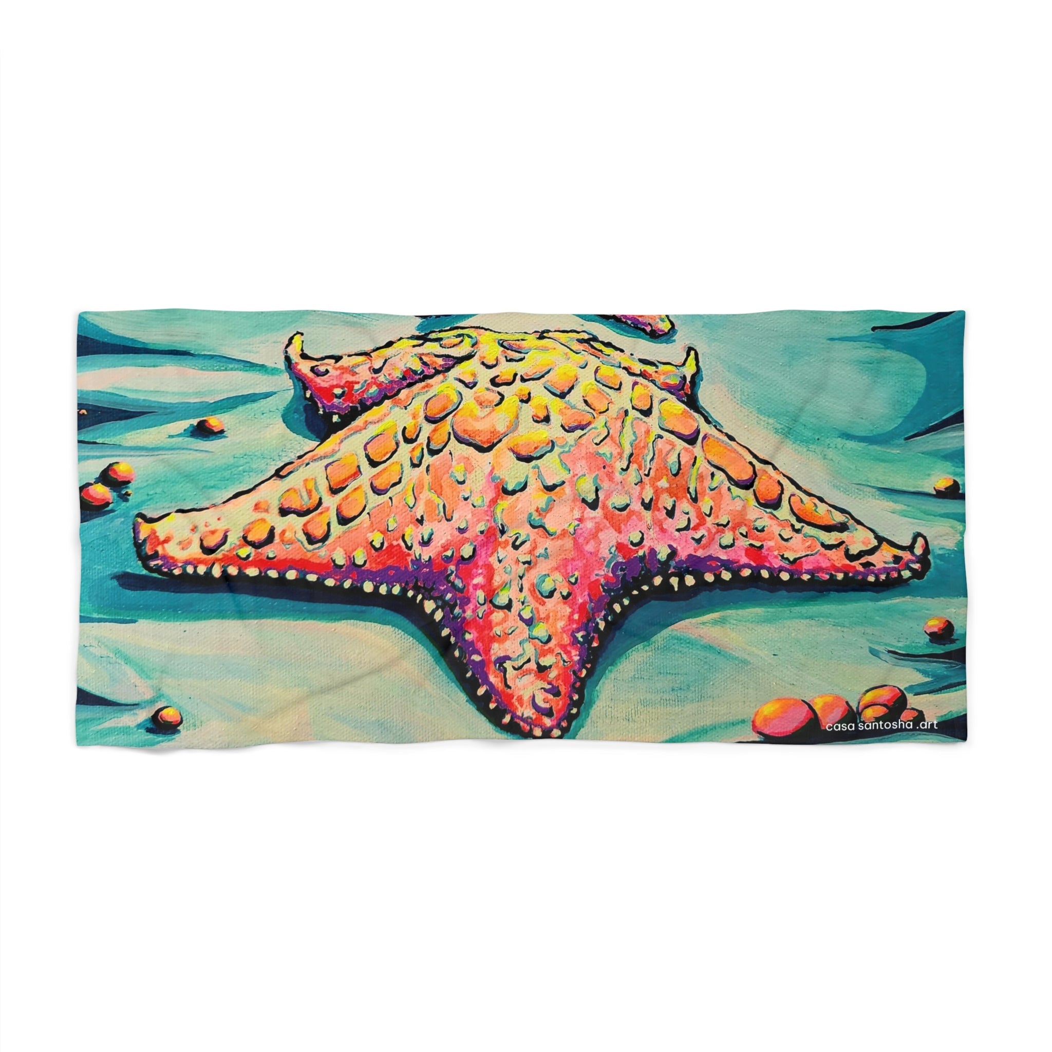 Cyclops Starfish Beach Towel for Summer Fun and Vacation Essentials