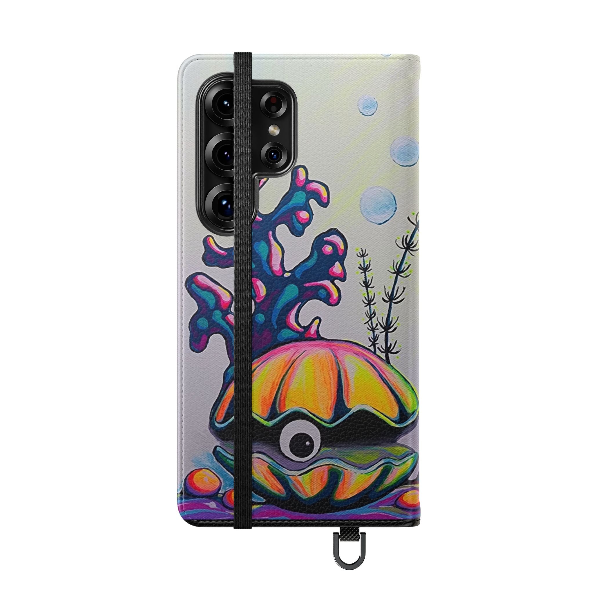 Cyclops Clam Flip Phone Case – Wallet Cover with Card Slots