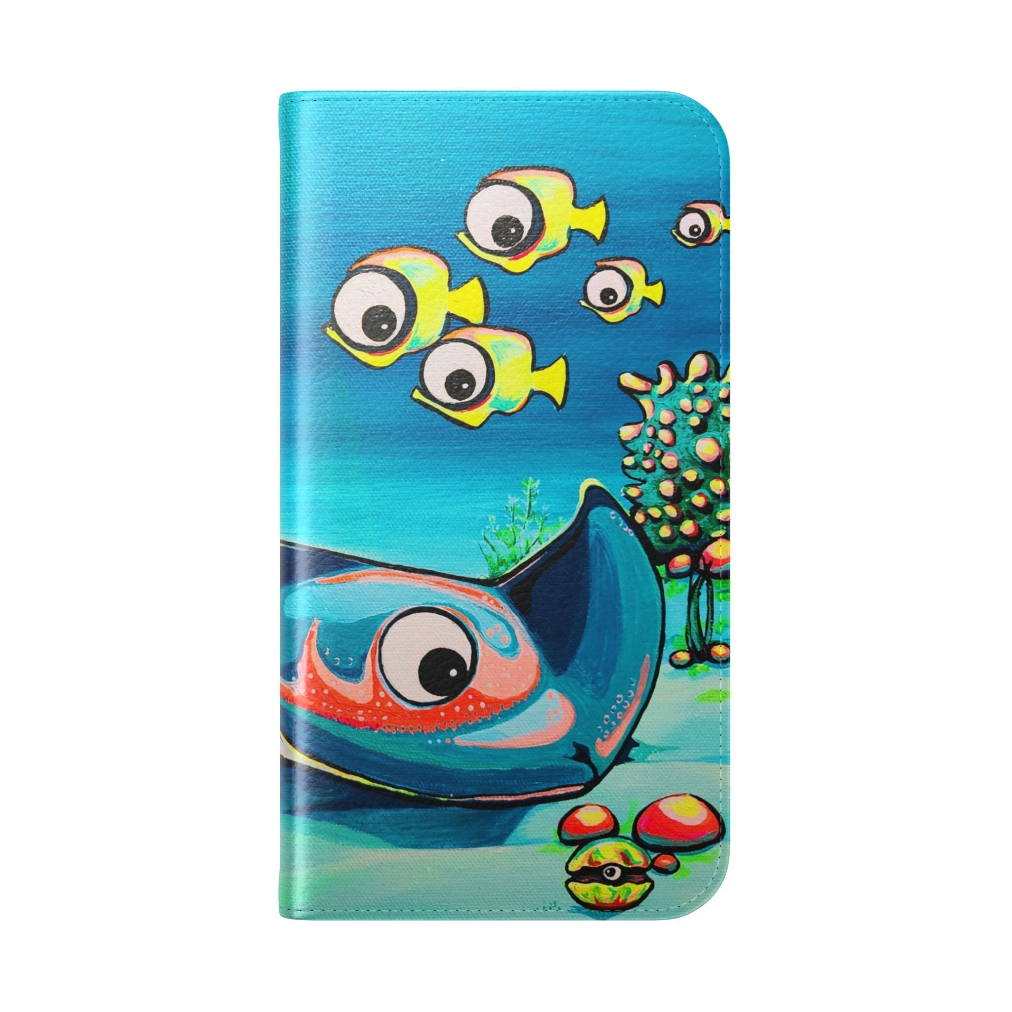 Cyclops Stingray Flip Phone Case – Wallet Cover with Card Slots