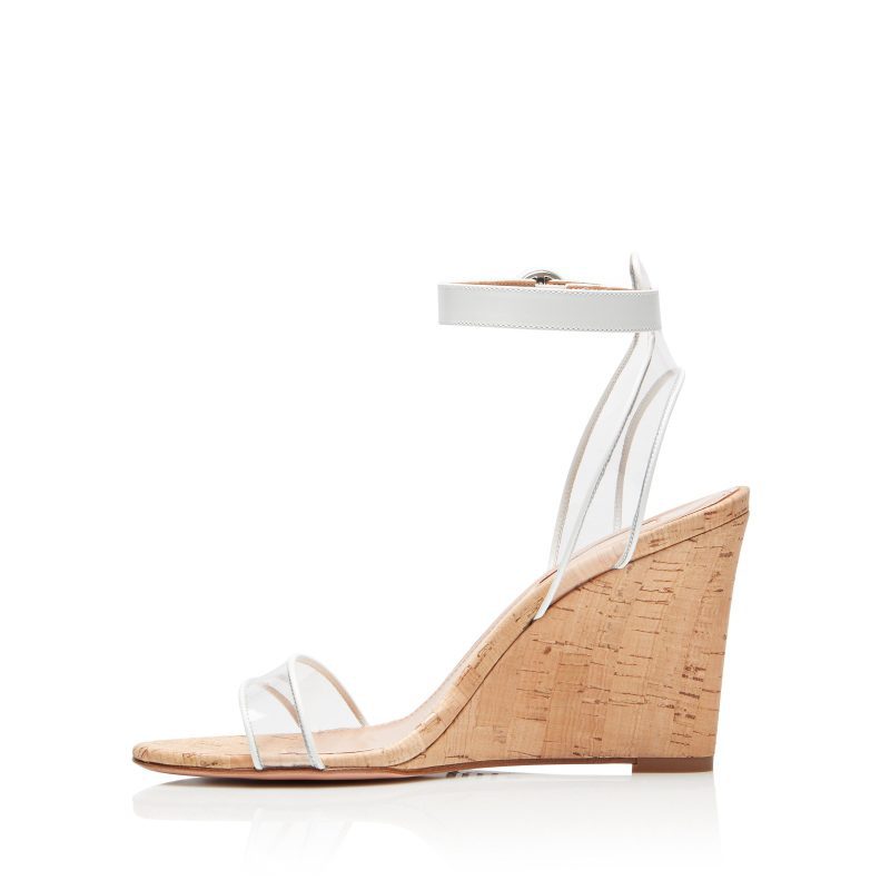 Clear and Wood Grain Wedges