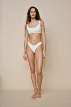 Creme Lily Bikini Bottoms