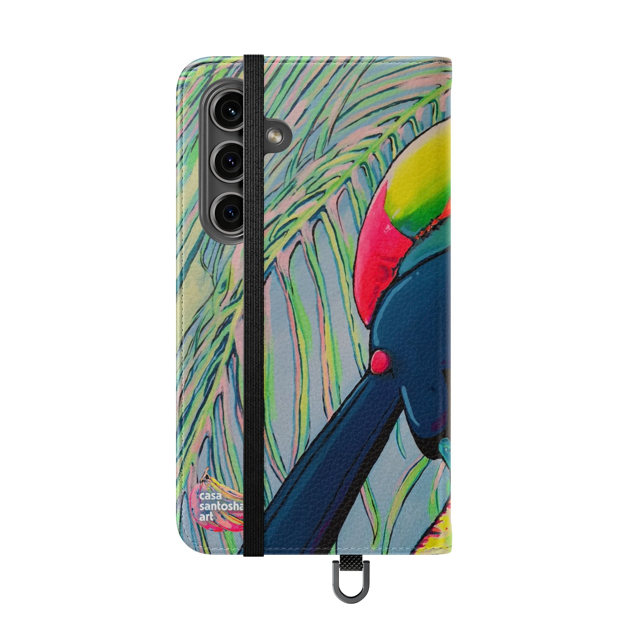 Cyclops Toucan Flip Phone Case – Wallet Cover with Card Slots