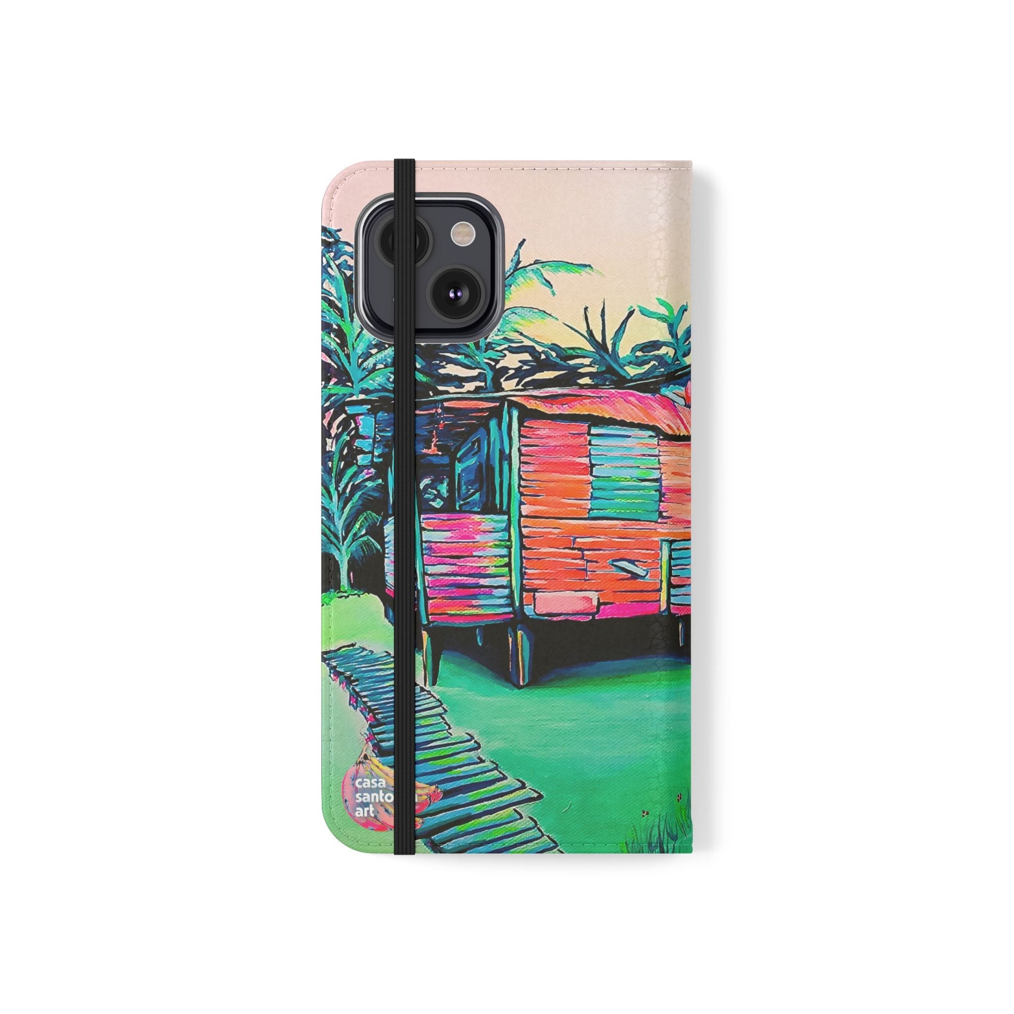 Luis Russell House Bocas Flip Phone Case – Wallet Cover with Card Slots