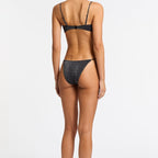Sequins Triangle Style Bikini Swimsuit