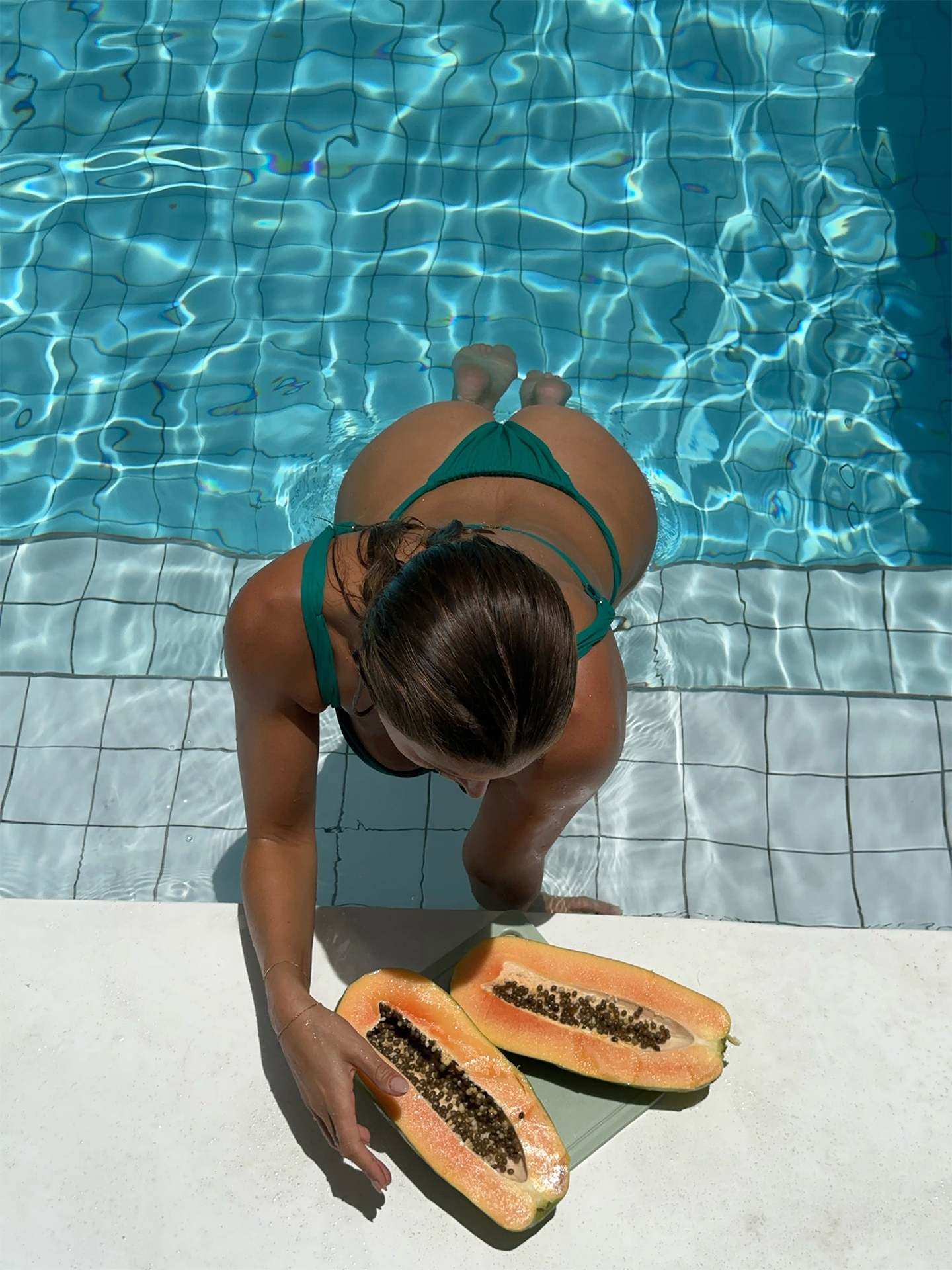 Ruched Bikini Swimsuit