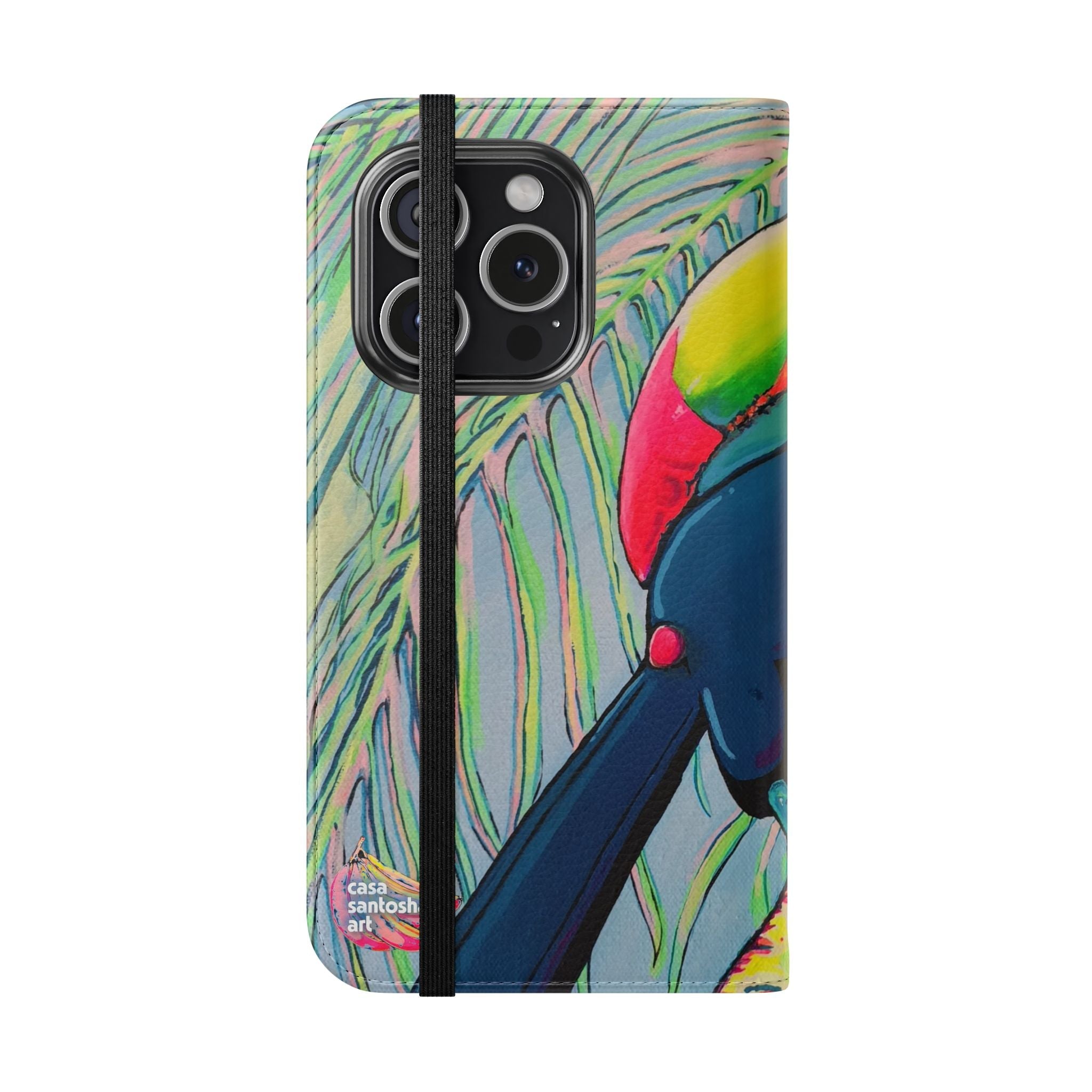 Cyclops Toucan Flip Phone Case – Wallet Cover with Card Slots