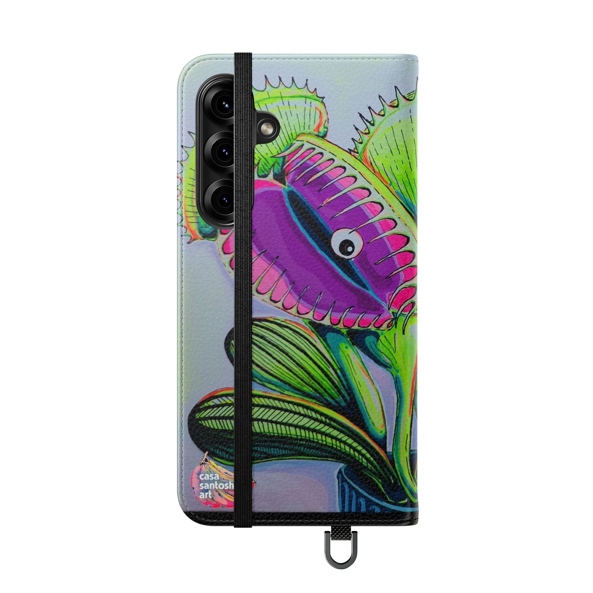 Cyclops Venus Fly Trap Flip Phone Case – Wallet Cover with Card Slots