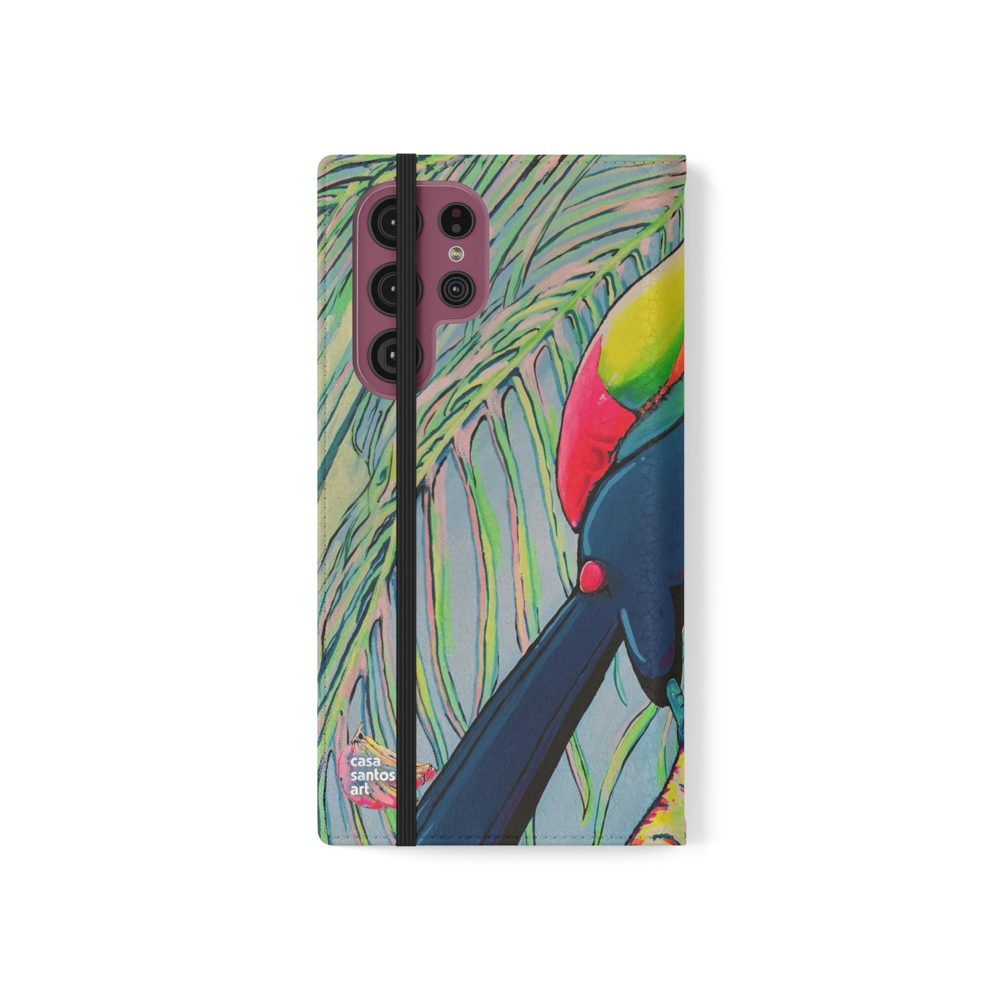 Cyclops Toucan Flip Phone Case – Wallet Cover with Card Slots
