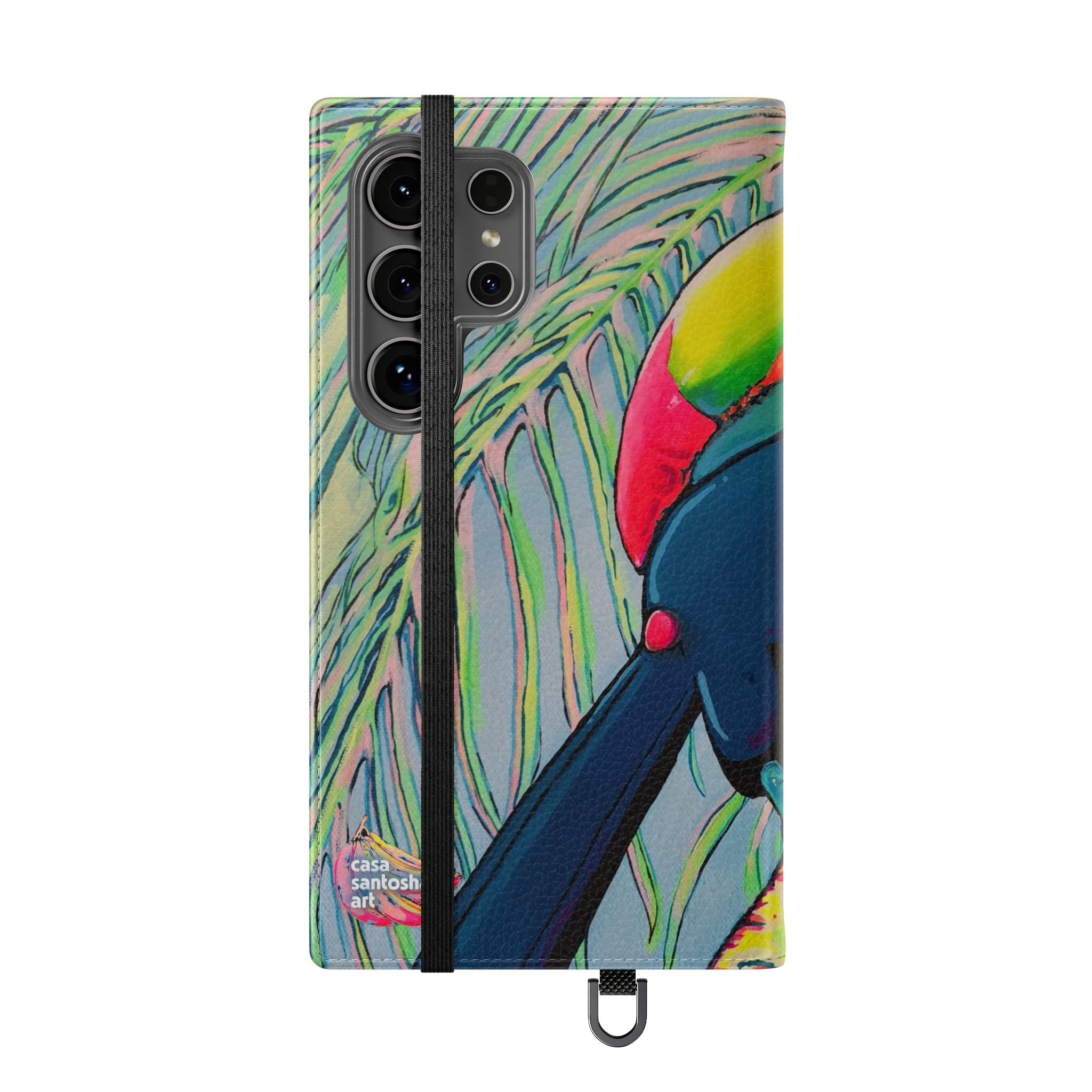 Cyclops Toucan Flip Phone Case – Wallet Cover with Card Slots