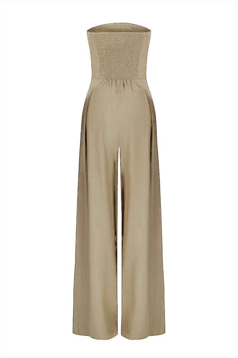 Tube Top Wide Leg Jumpsuit