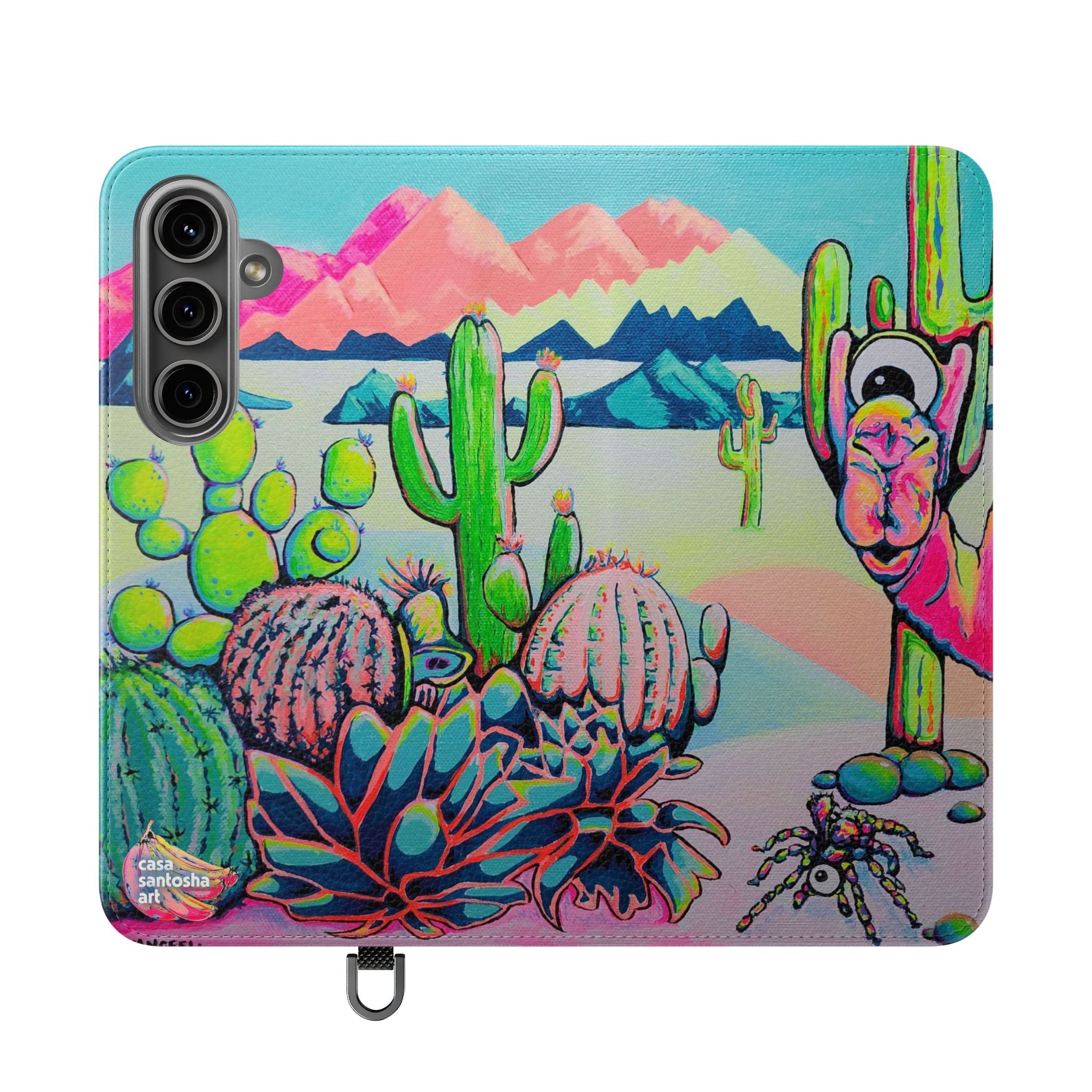 Cyclops Camel Flip Phone Case – Wallet Cover with Card Slots