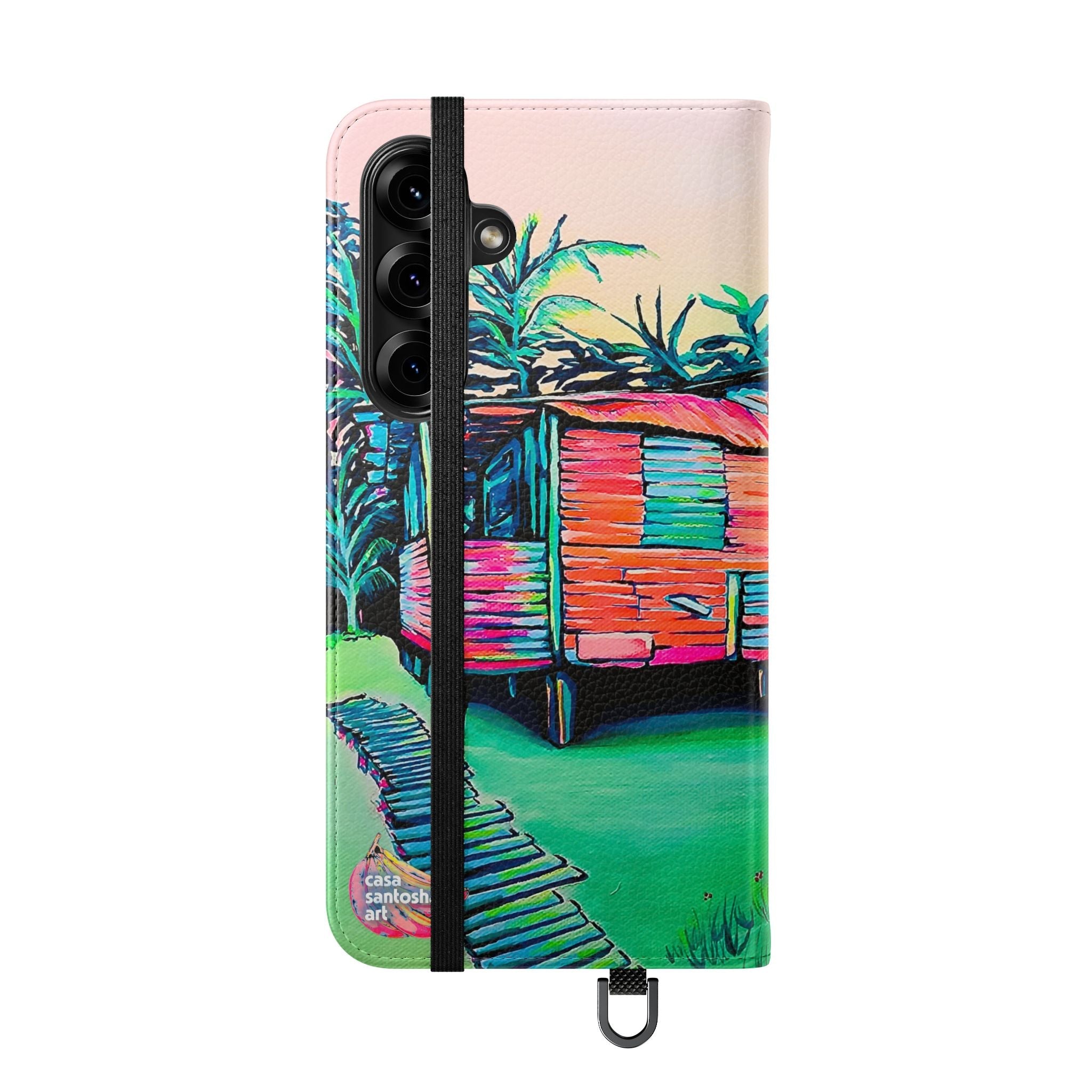 Luis Russell House Bocas Flip Phone Case – Wallet Cover with Card Slots