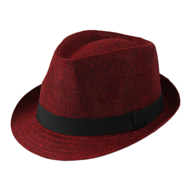 Summer Jazz Linen Straw Hat