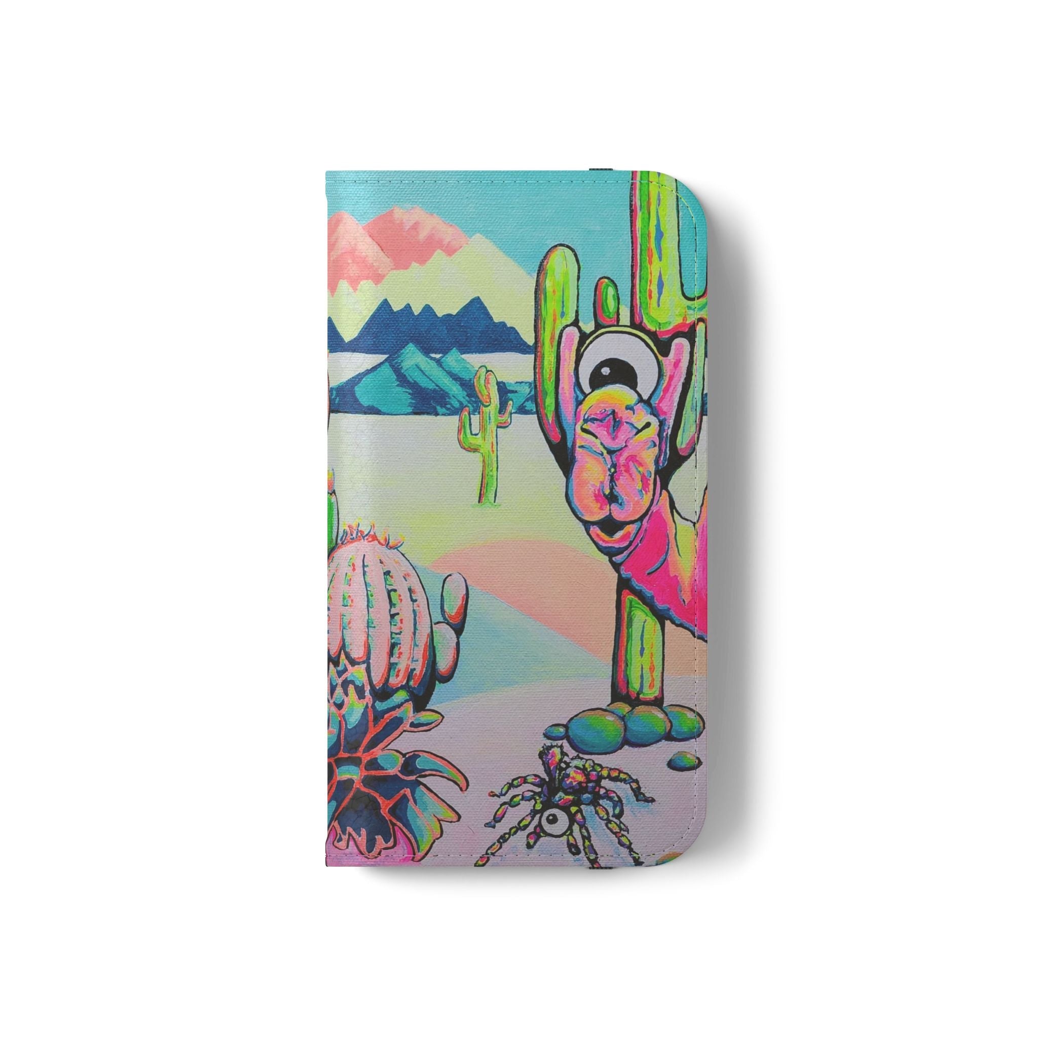 Cyclops Camel Flip Phone Case – Wallet Cover with Card Slots