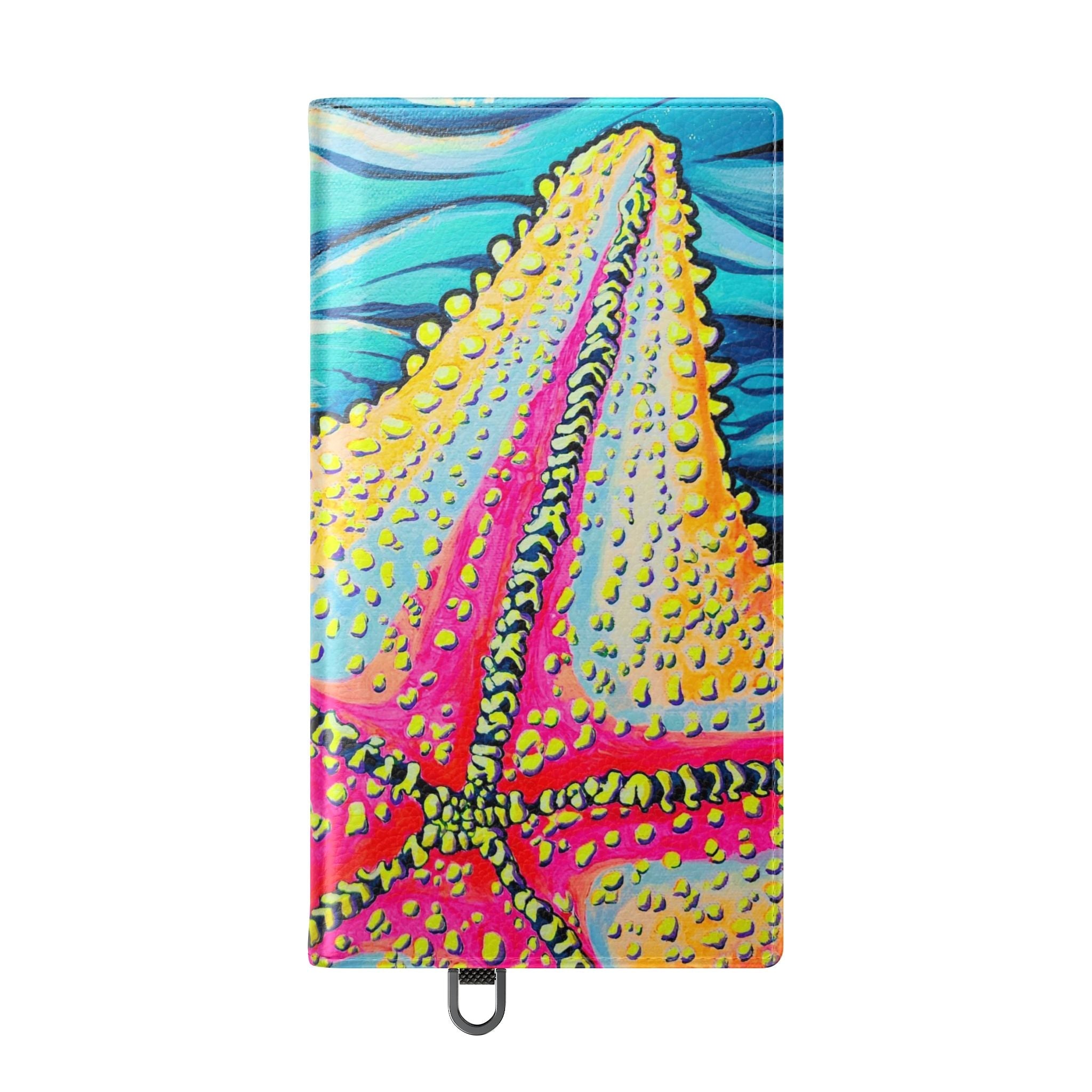 Starfish Beach Bocas Flip Phone Case – Wallet Cover with Card Slots