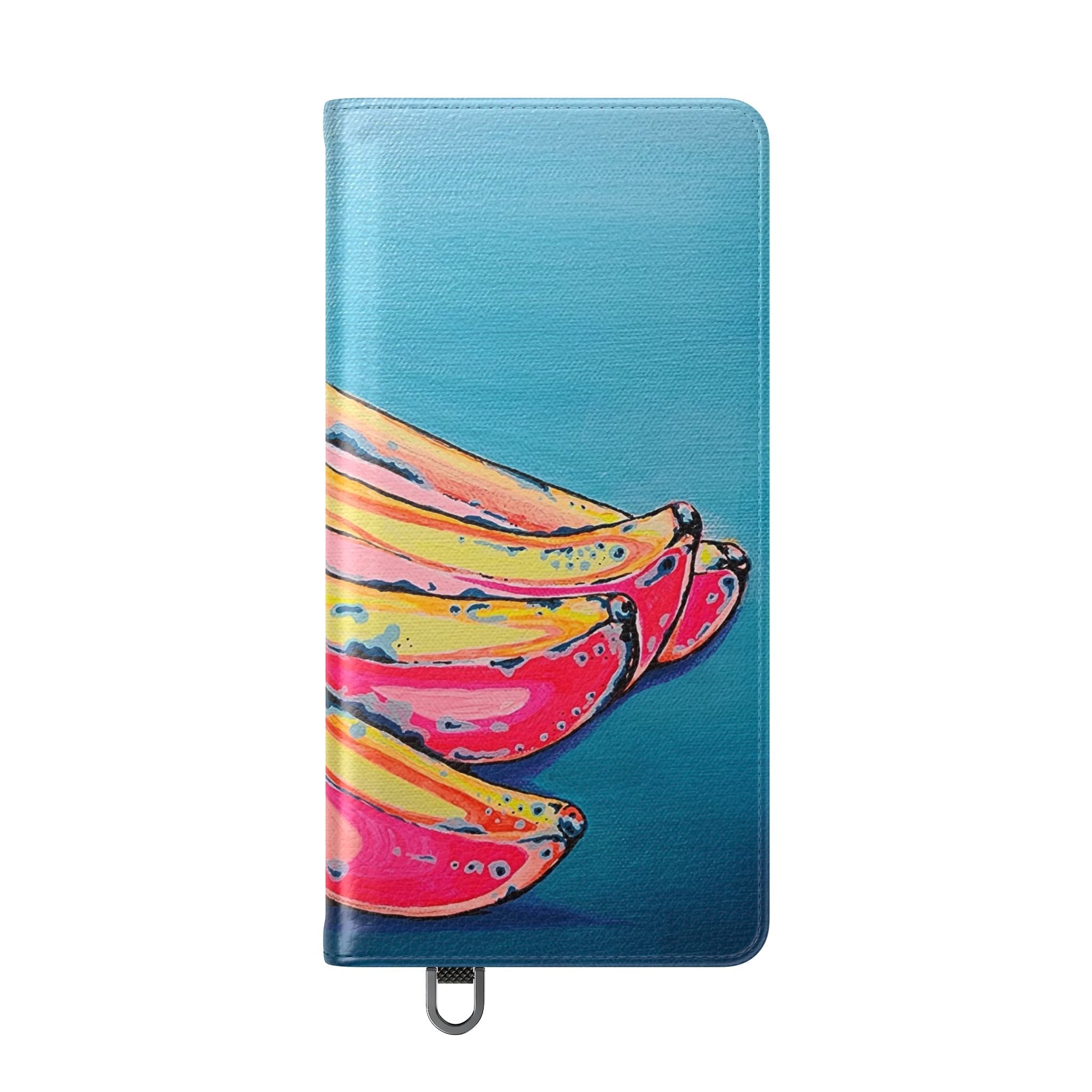 Neon Bananas Flip Phone Case – Wallet Cover with Card Slots