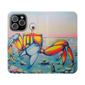 Cyclops Crab Flip Phone Case – Wallet Cover with Card Slots