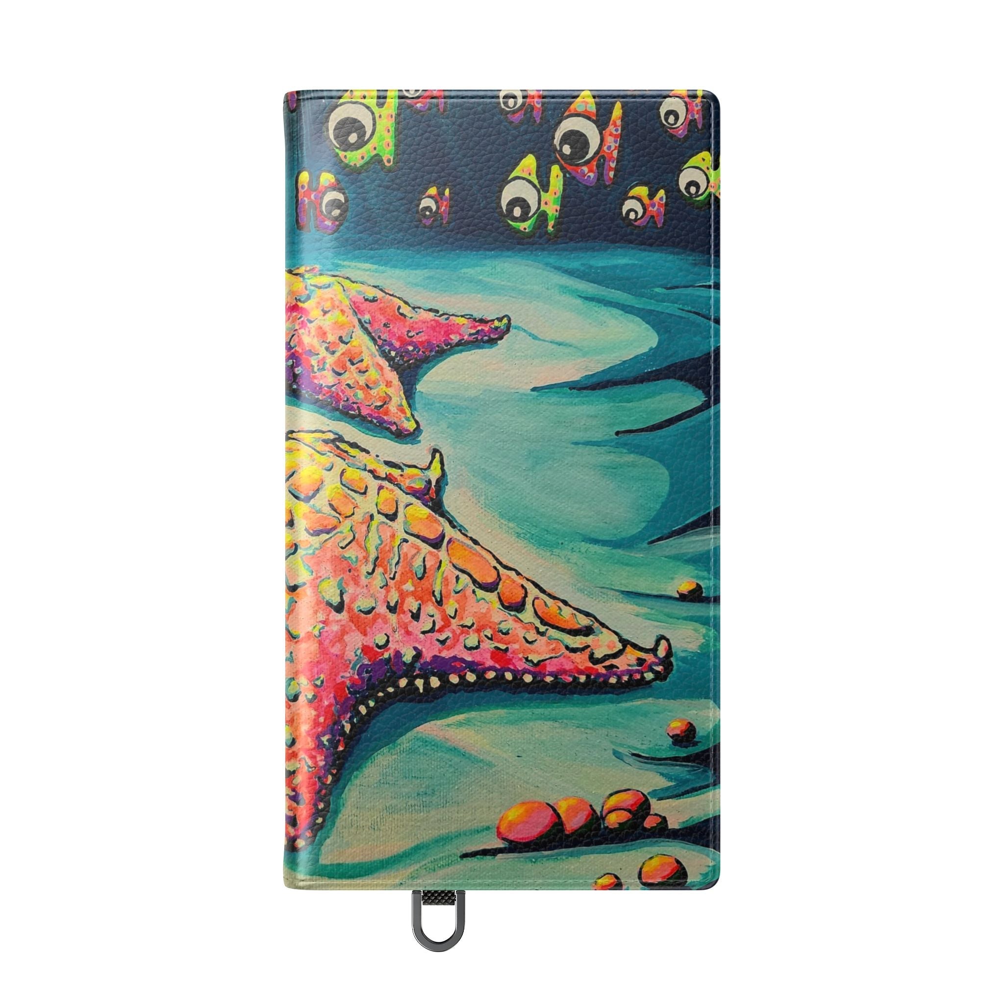 Cyclops Starfish Flip Phone Case – Wallet Cover with Card Slots