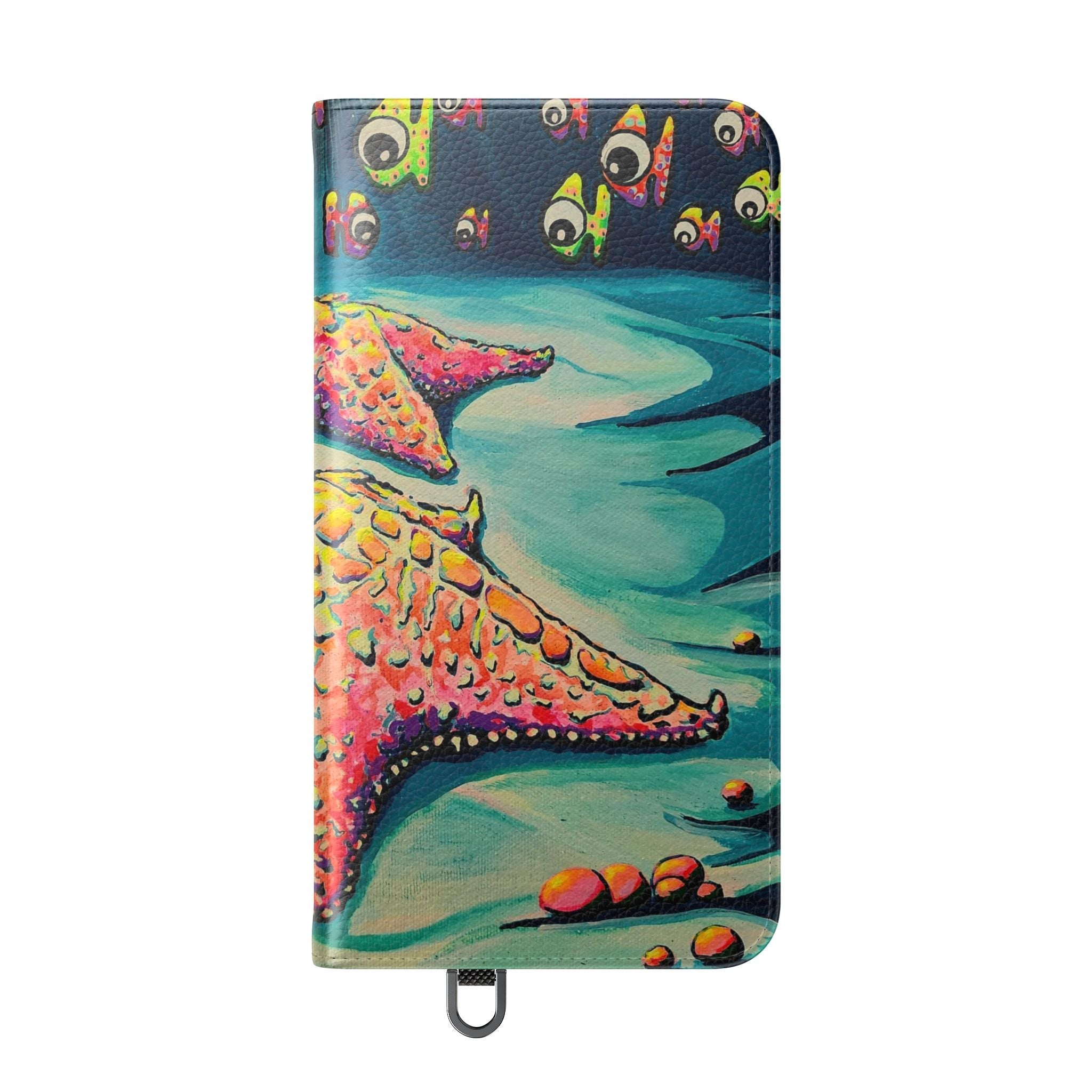 Cyclops Starfish Flip Phone Case – Wallet Cover with Card Slots