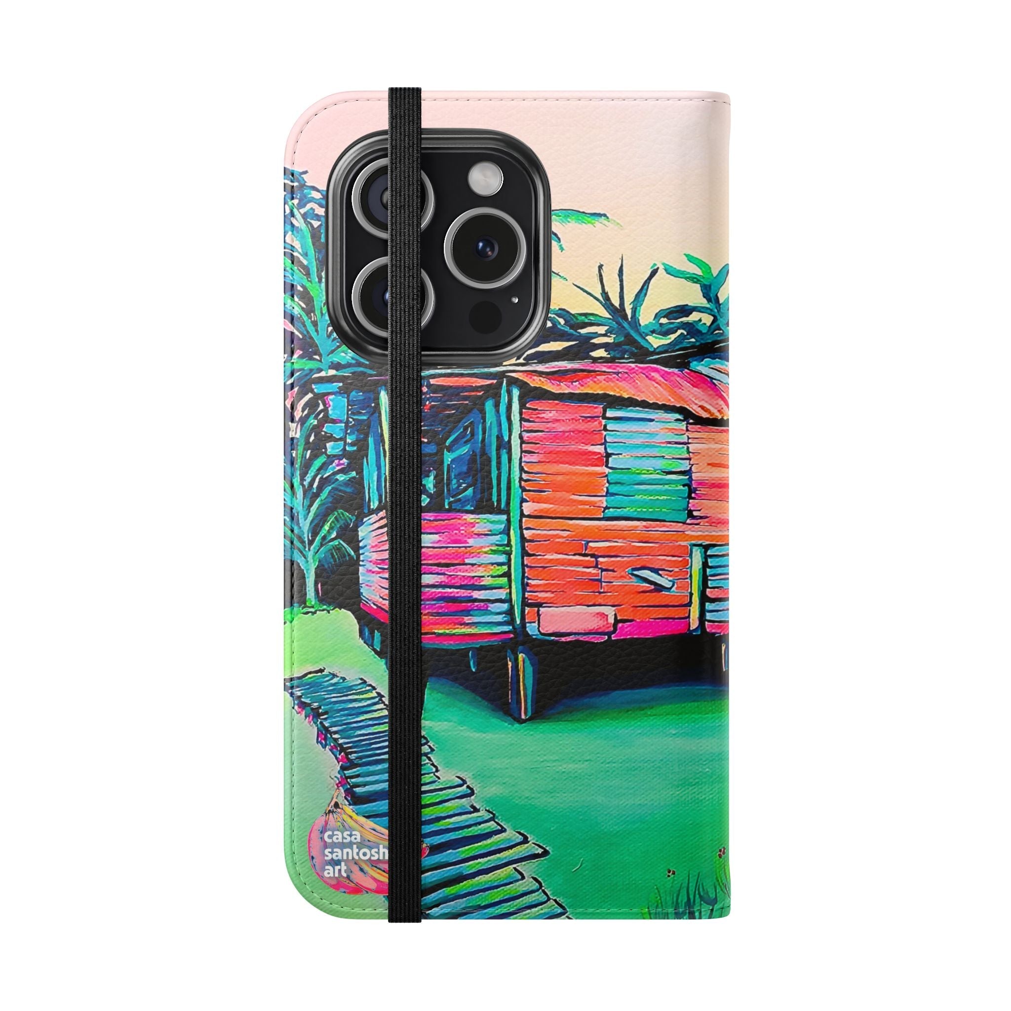 Luis Russell House Bocas Flip Phone Case – Wallet Cover with Card Slots