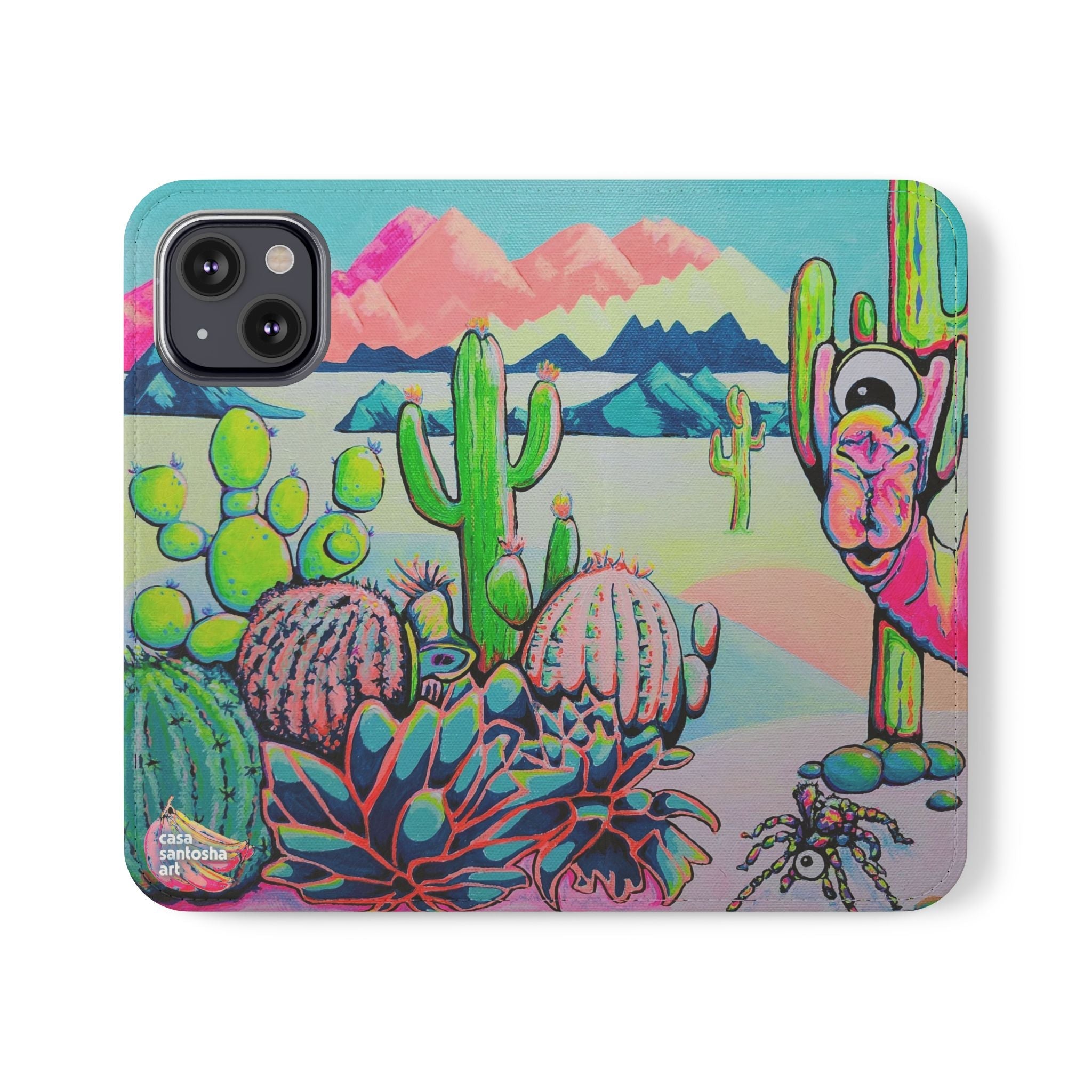 Cyclops Camel Flip Phone Case – Wallet Cover with Card Slots