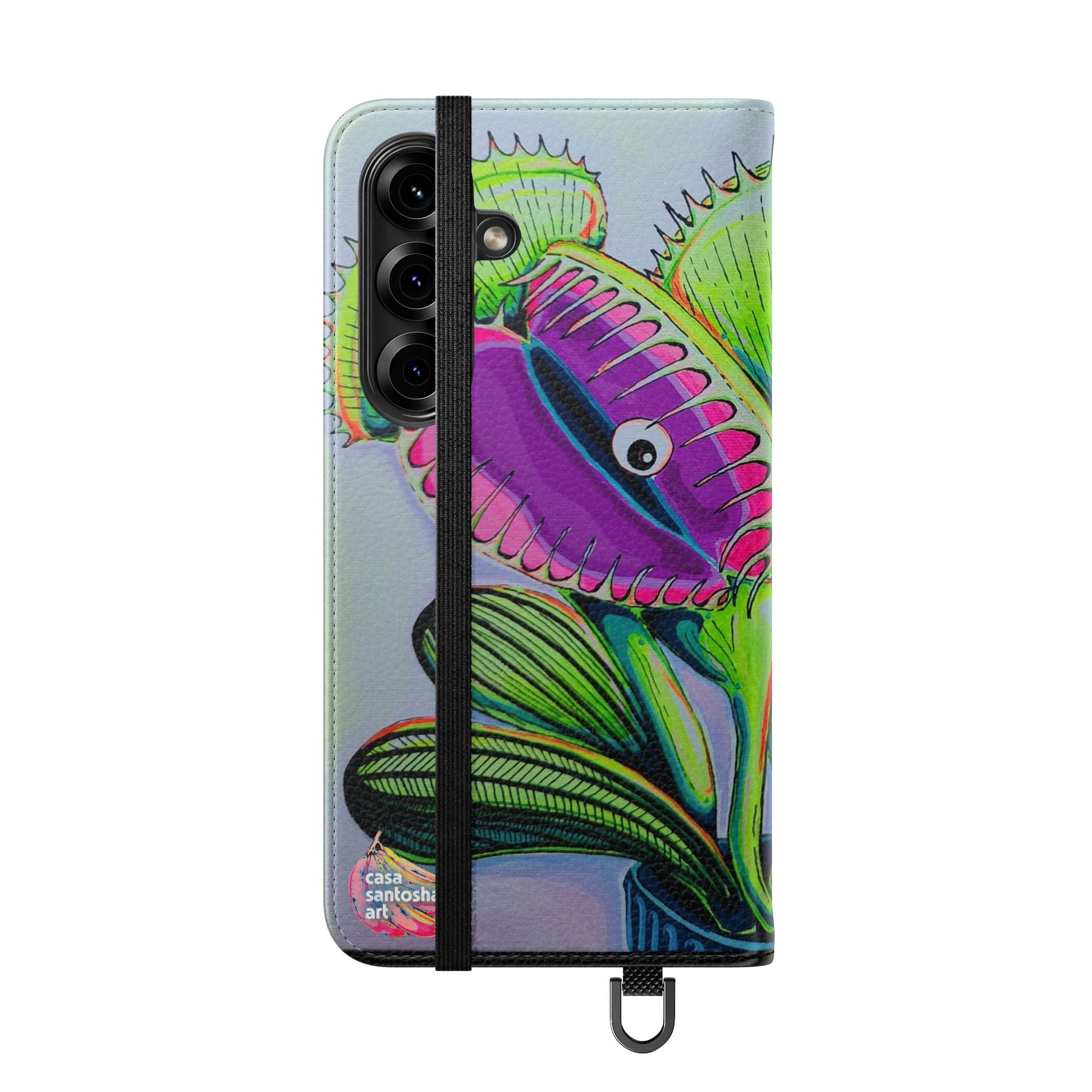 Cyclops Venus Fly Trap Flip Phone Case – Wallet Cover with Card Slots