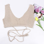 Summer Hollow Bikini Cover-Up Set