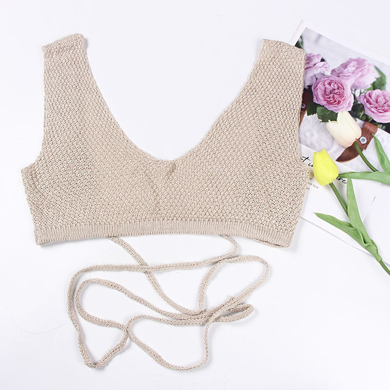 Summer Hollow Bikini Cover-Up Set