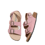 Leather Velcro Closure Sandals