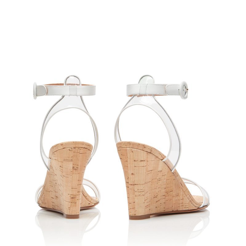 Clear and Wood Grain Wedges
