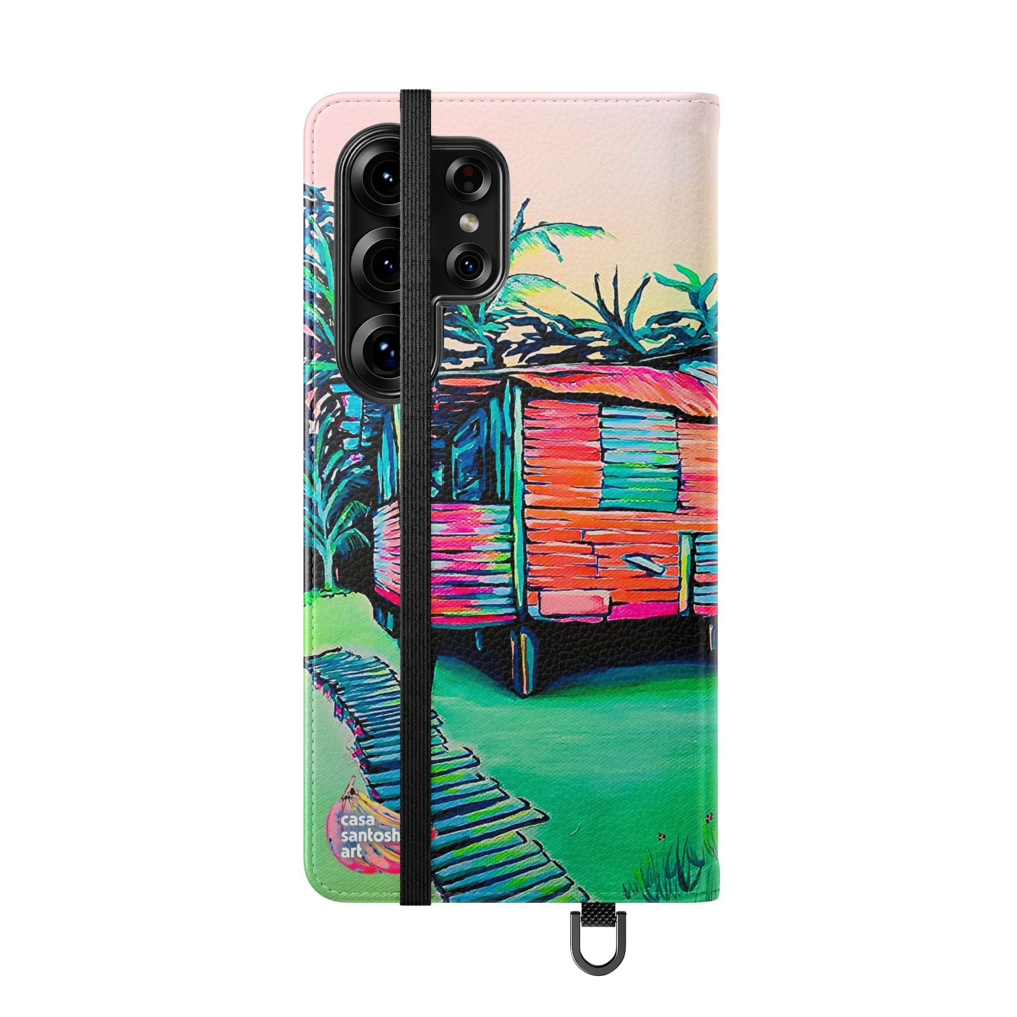 Luis Russell House Bocas Flip Phone Case – Wallet Cover with Card Slots