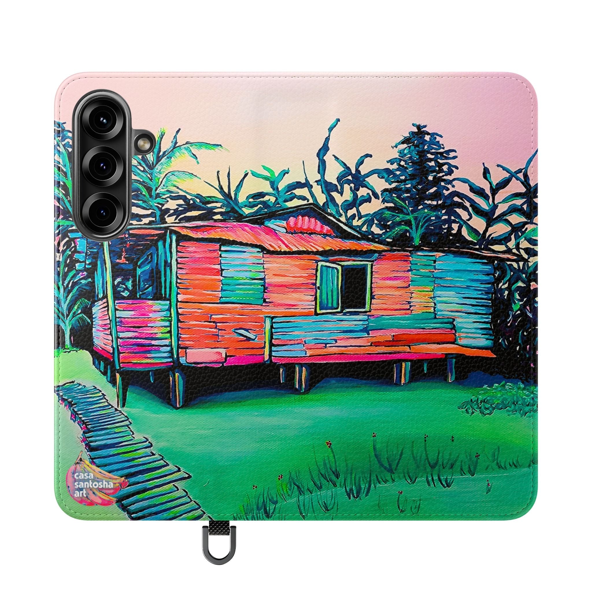 Luis Russell House Bocas Flip Phone Case – Wallet Cover with Card Slots