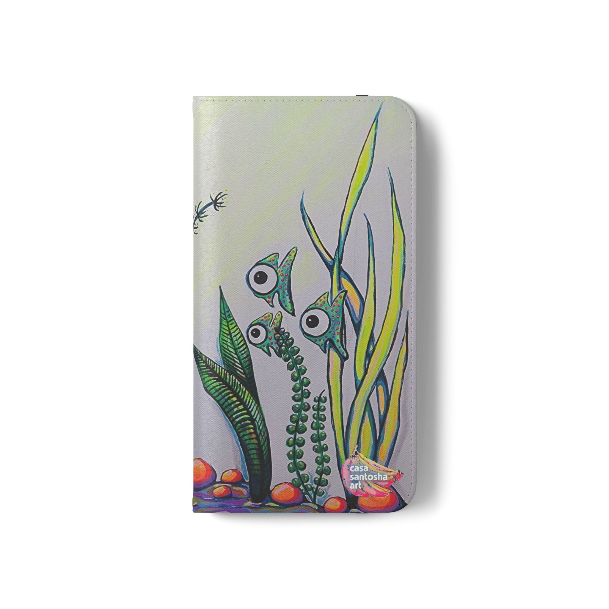 Cyclops Clam Flip Phone Case – Wallet Cover with Card Slots