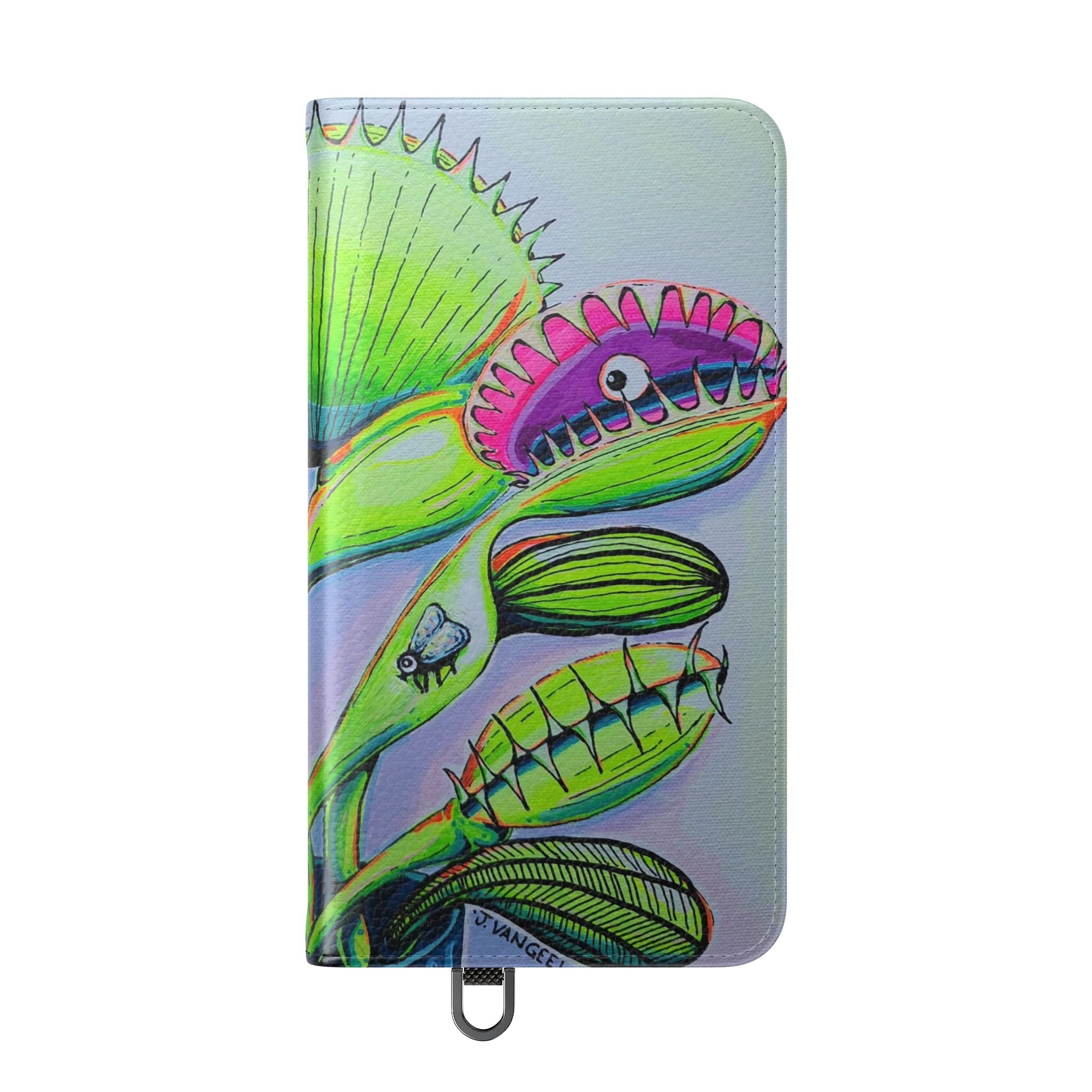 Cyclops Venus Fly Trap Flip Phone Case – Wallet Cover with Card Slots