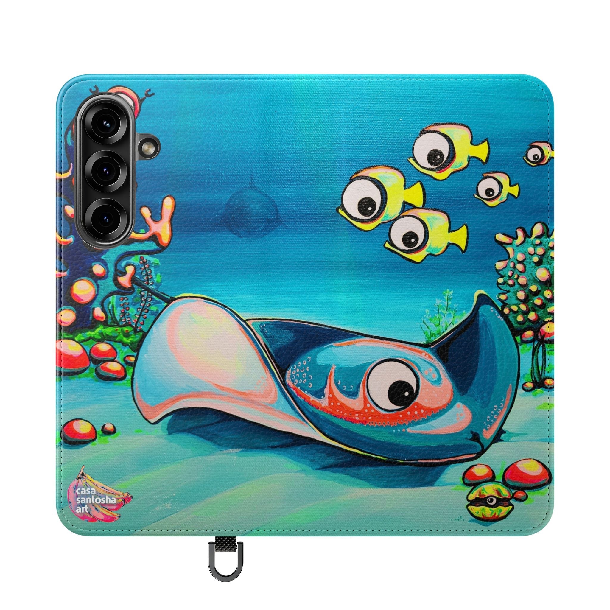 Cyclops Stingray Flip Phone Case – Wallet Cover with Card Slots
