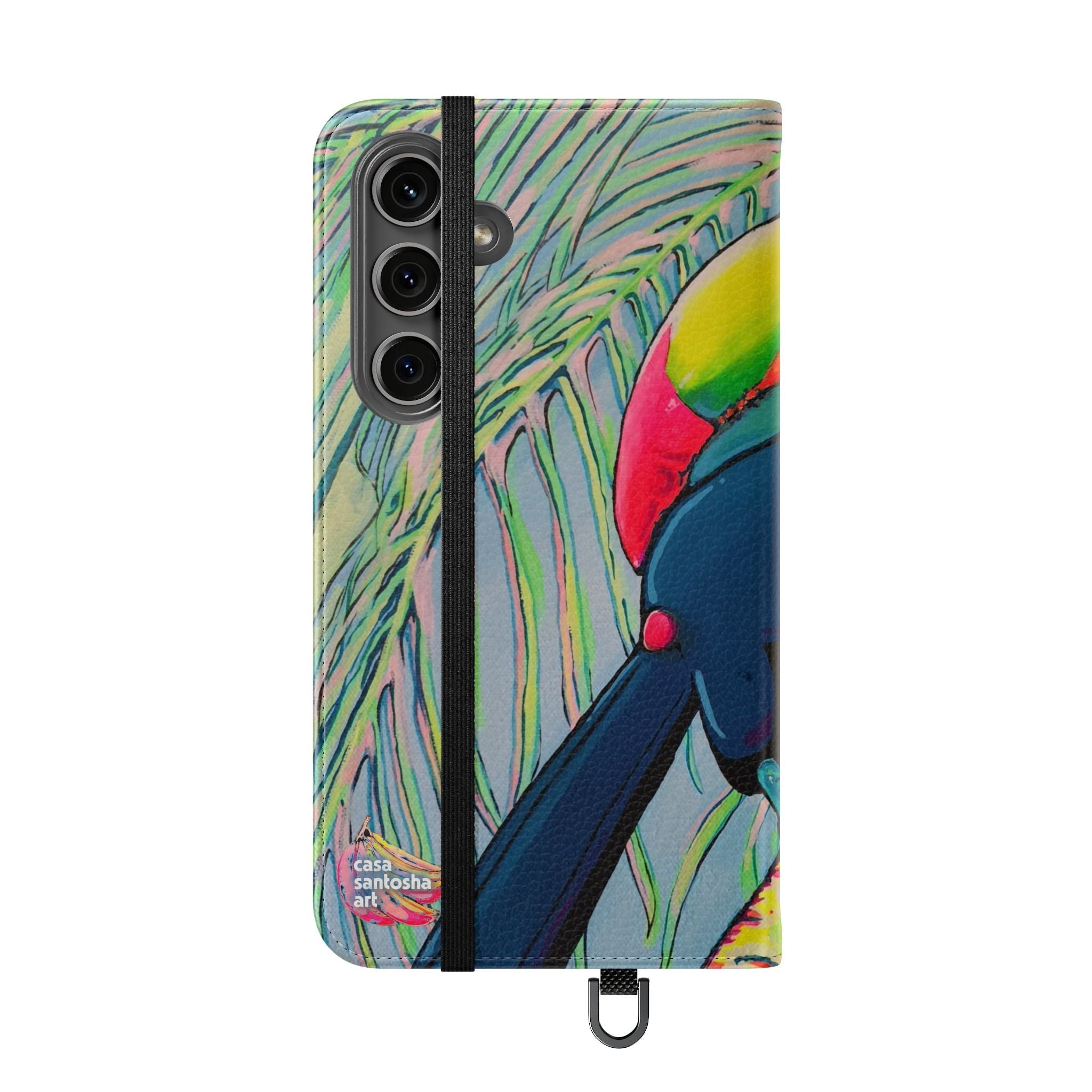 Cyclops Toucan Flip Phone Case – Wallet Cover with Card Slots