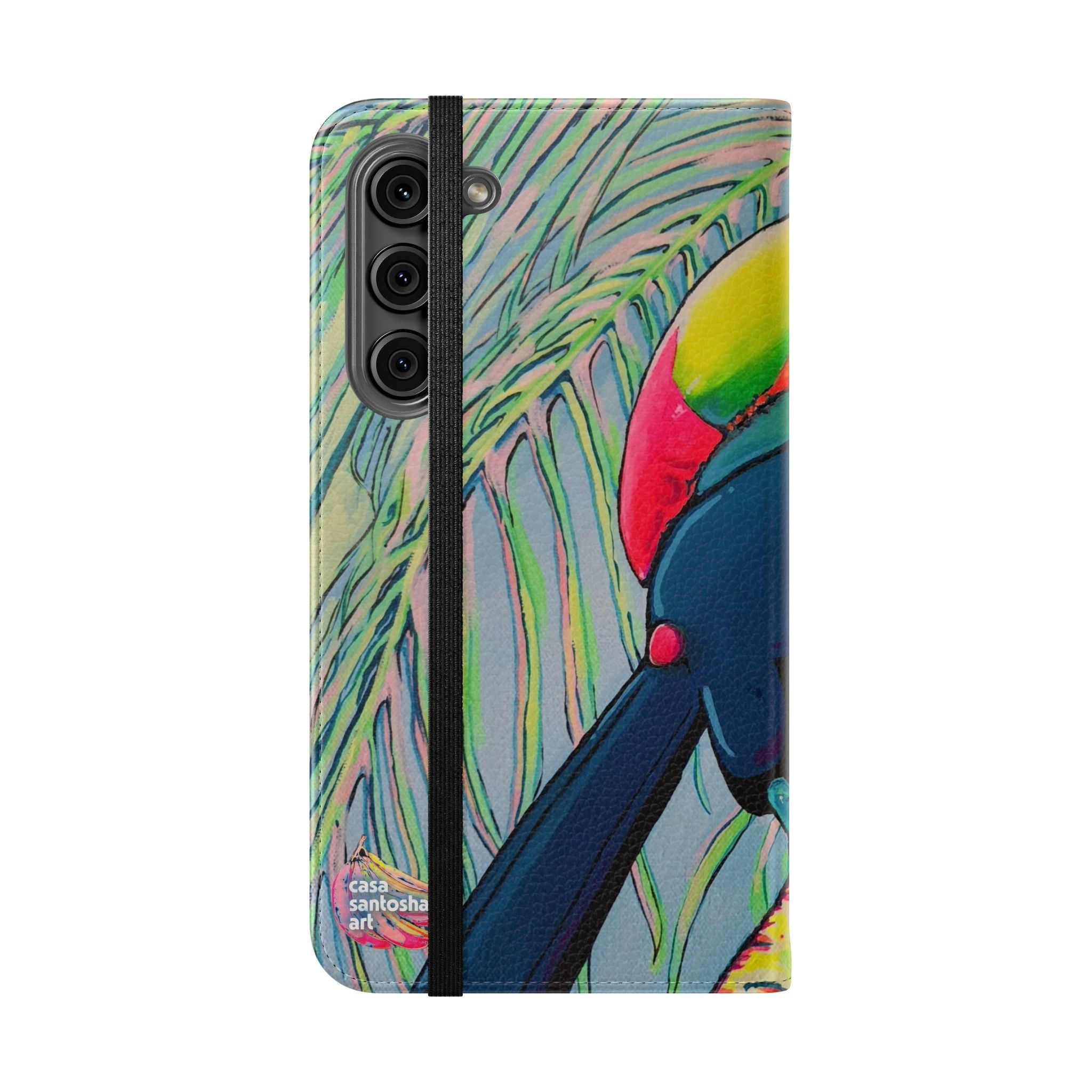 Cyclops Toucan Flip Phone Case – Wallet Cover with Card Slots