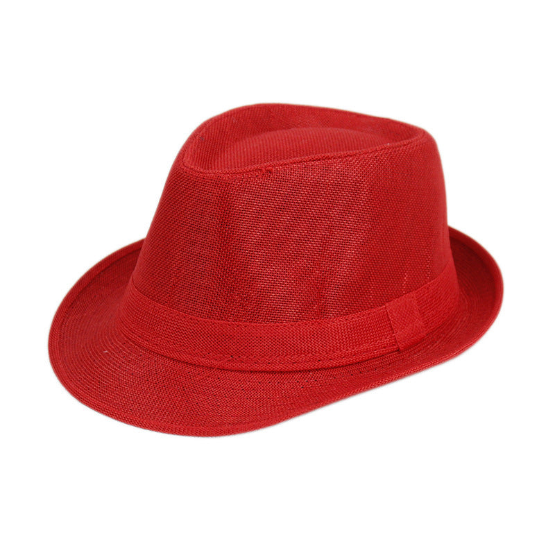 Summer Jazz Linen Straw Hat