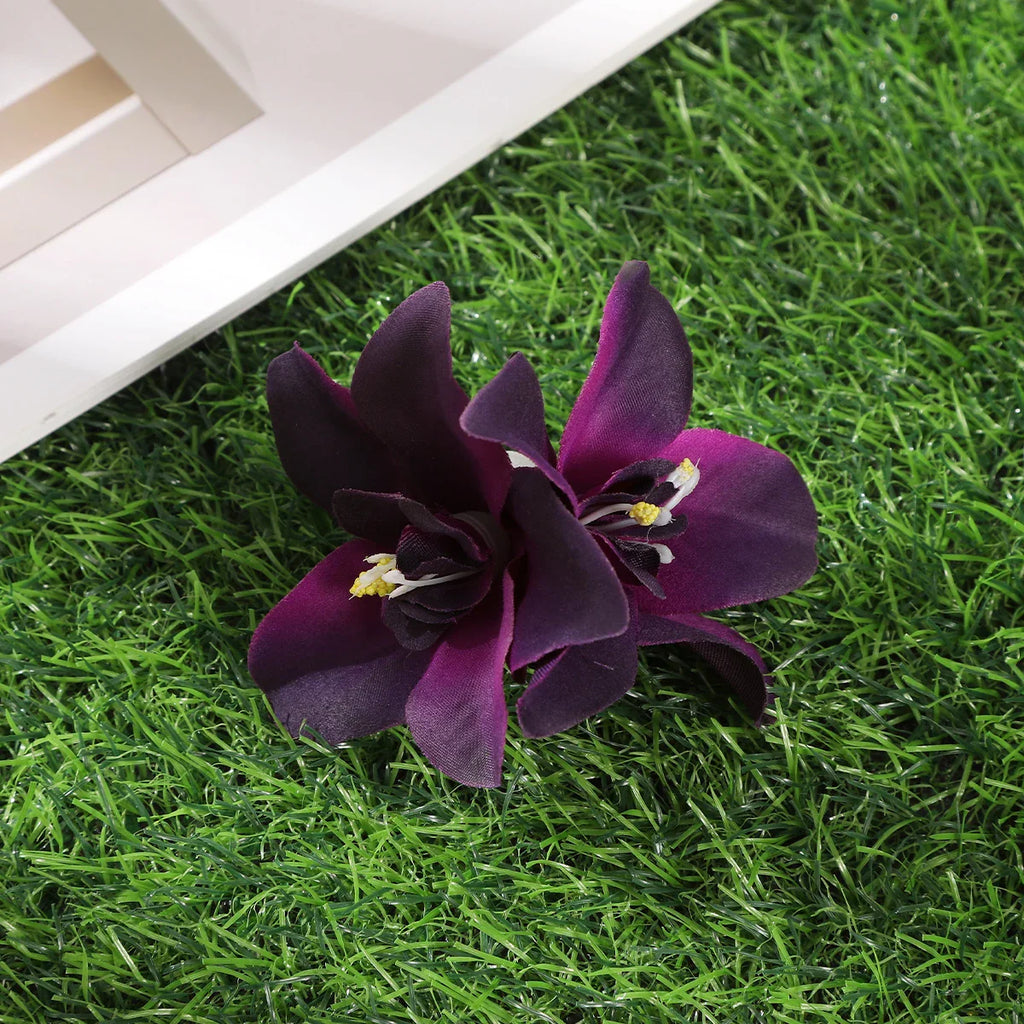 Gladiolus Flowers Small Hair Clip