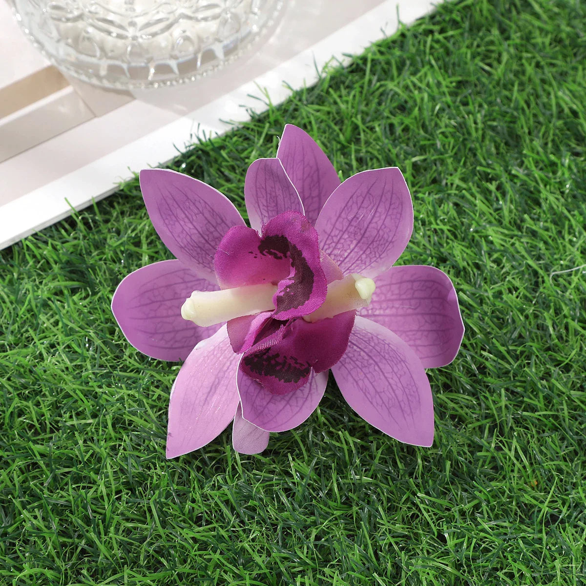 Gladiolus Flowers Small Hair Clip